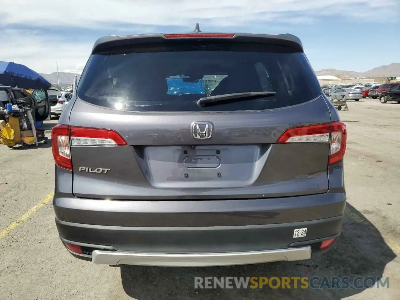 6 fotografías del automóvil dañado 5FNYF5H59KB034909 HONDA PILOT 2019