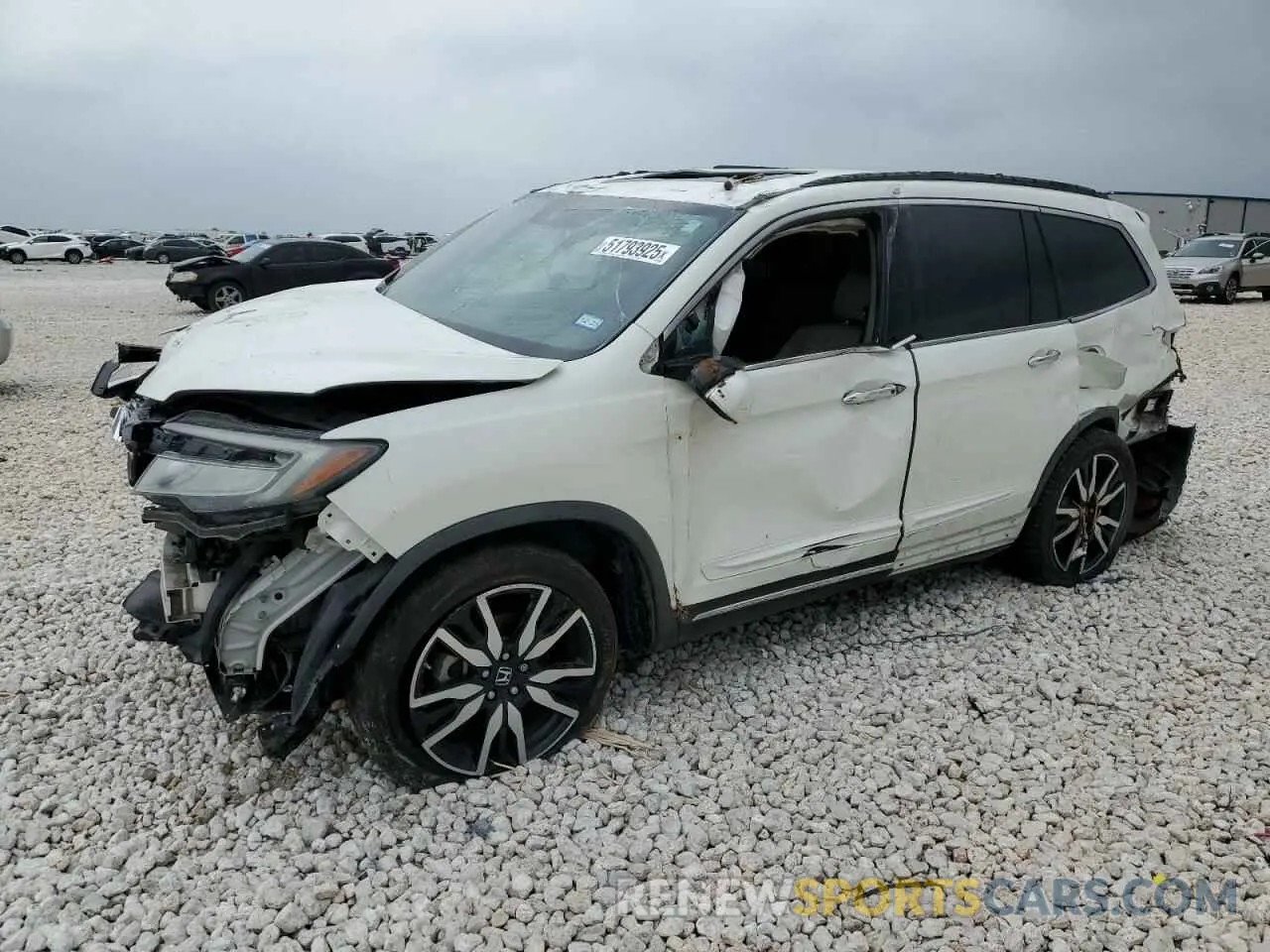 1 fotografías del automóvil dañado 5FNYF5H66KB017431 HONDA PILOT 2019