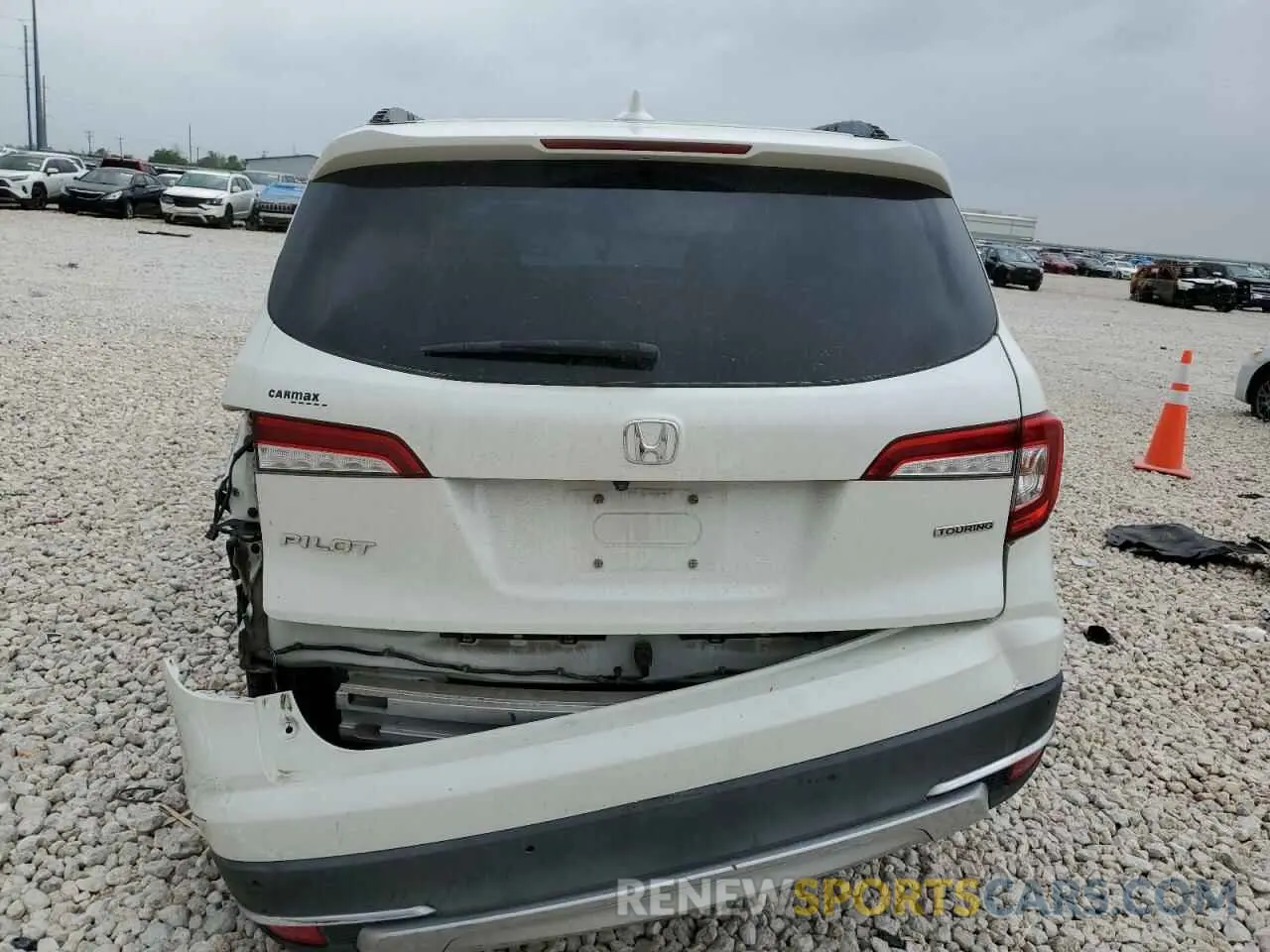 6 fotografías del automóvil dañado 5FNYF5H66KB017431 HONDA PILOT 2019