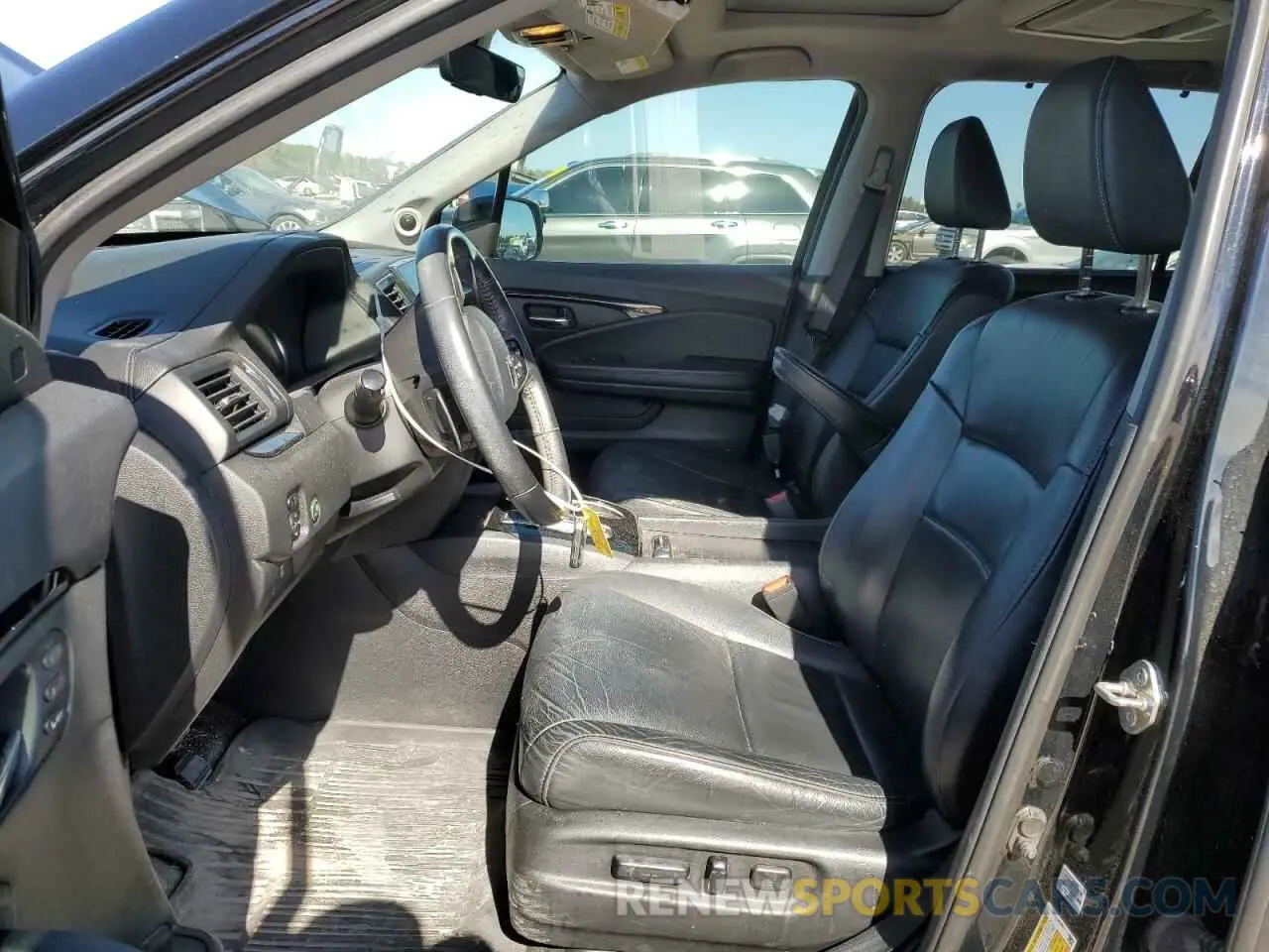 7 fotografías del automóvil dañado 5FNYF5H69KB019903 HONDA PILOT 2019