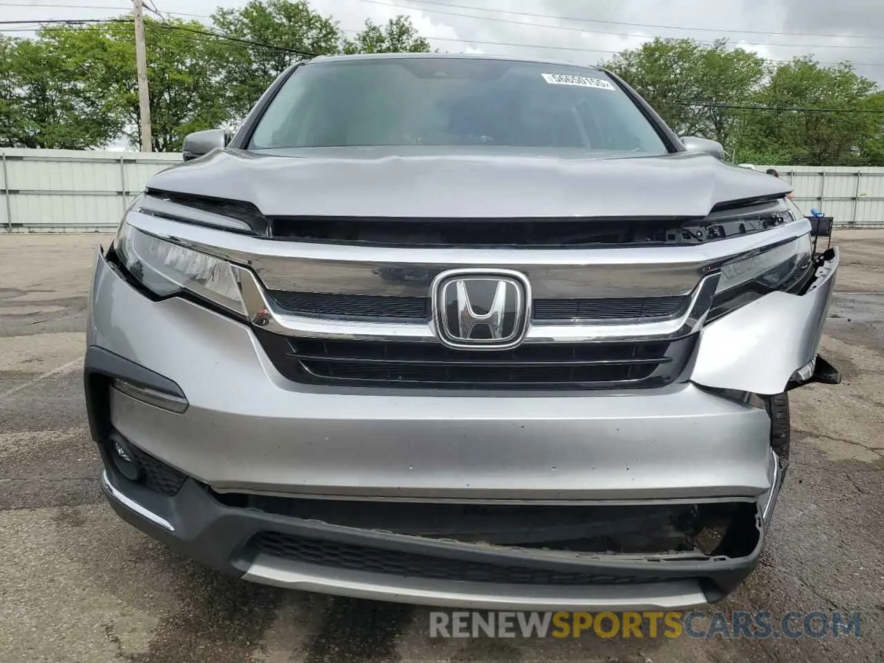 5 fotografías del automóvil dañado 5FNYF5H91KB033661 HONDA PILOT 2019
