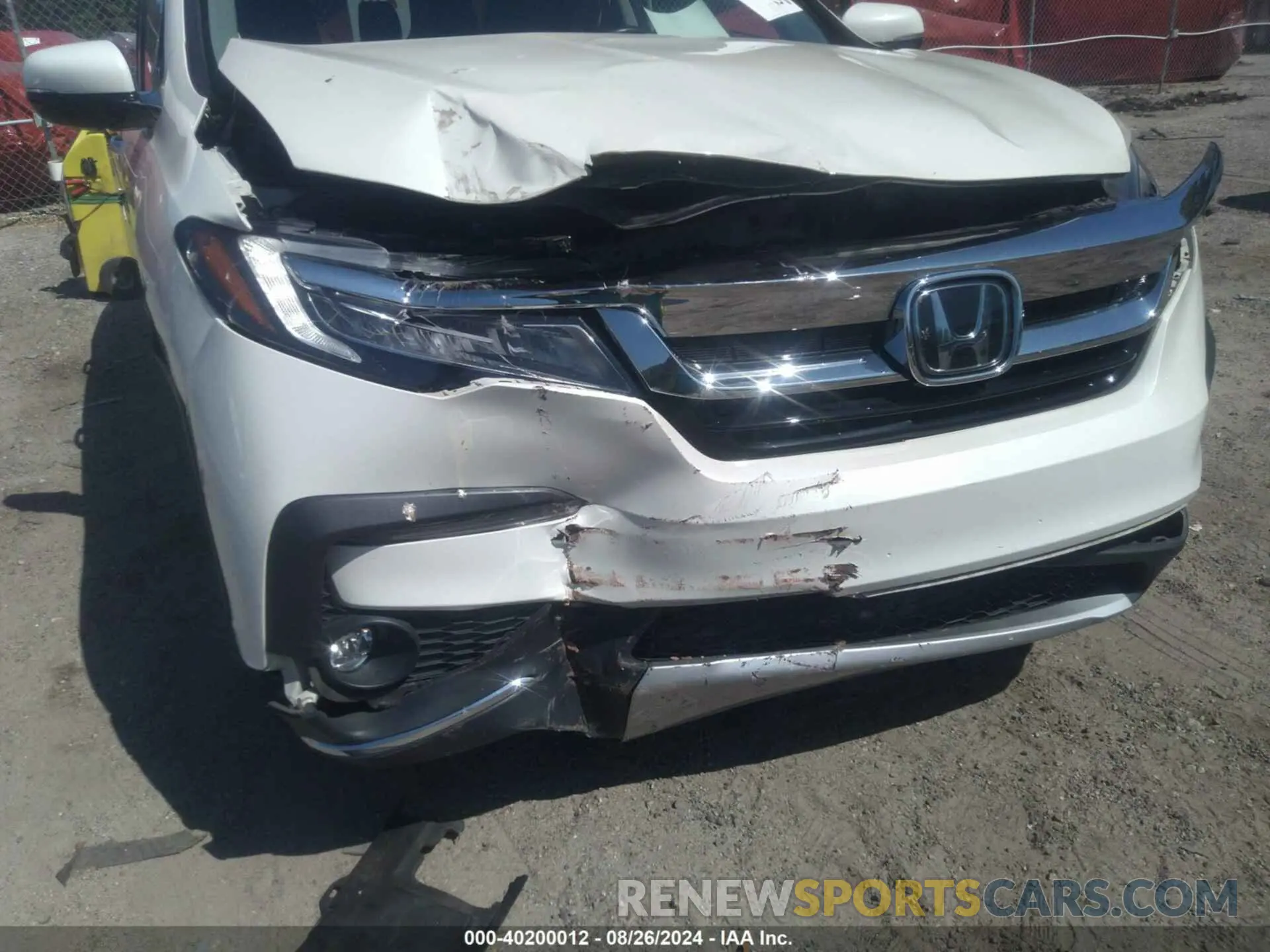 6 fotografías del automóvil dañado 5FNYF5H91KB038679 HONDA PILOT 2019