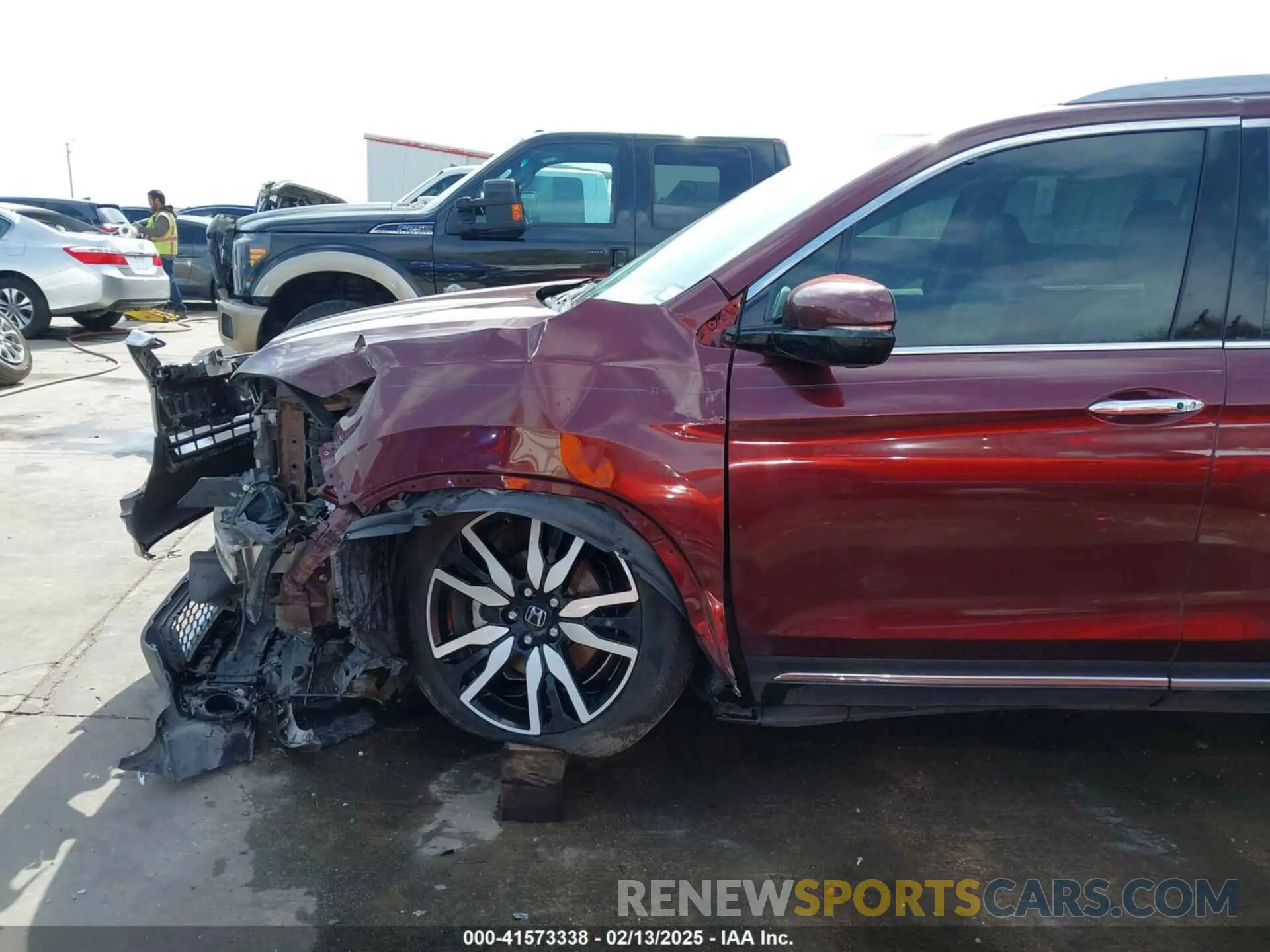 6 fotografías del automóvil dañado 5FNYF5H95KB009122 HONDA PILOT 2019
