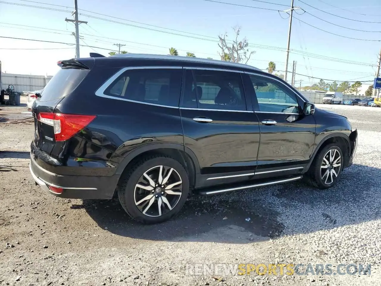 3 fotografías del automóvil dañado 5FNYF5H97KB007291 HONDA PILOT 2019