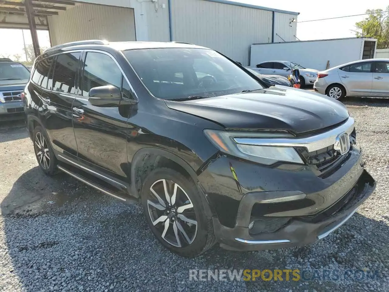 4 fotografías del automóvil dañado 5FNYF5H97KB007291 HONDA PILOT 2019