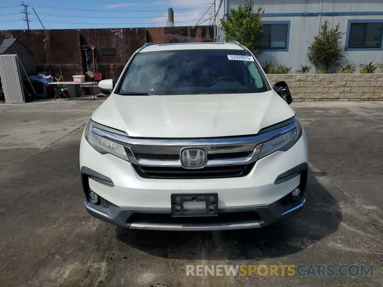5 fotografías del automóvil dañado 5FNYF6H00KB027003 HONDA PILOT 2019