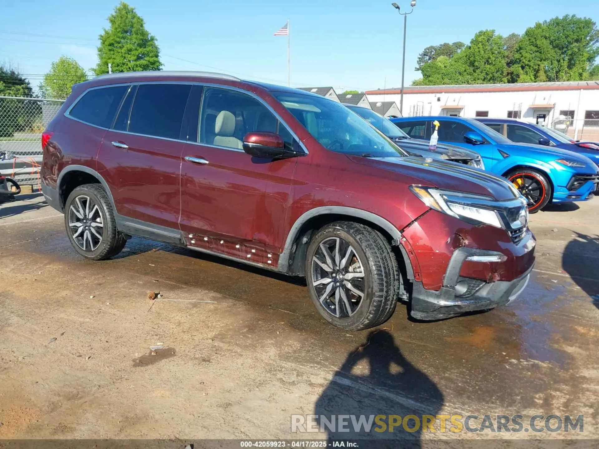 1 fotografías del automóvil dañado 5FNYF6H00KB067307 HONDA PILOT 2019