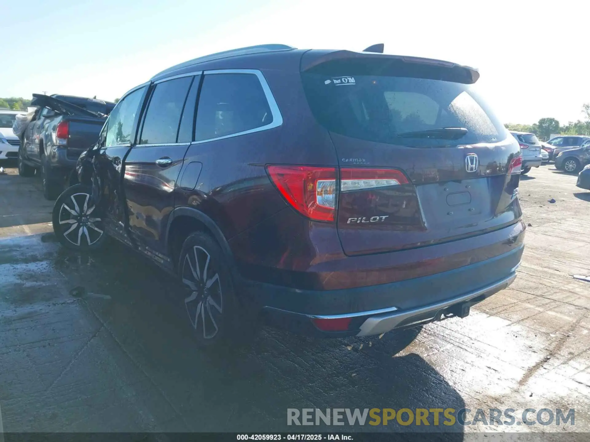 3 fotografías del automóvil dañado 5FNYF6H00KB067307 HONDA PILOT 2019