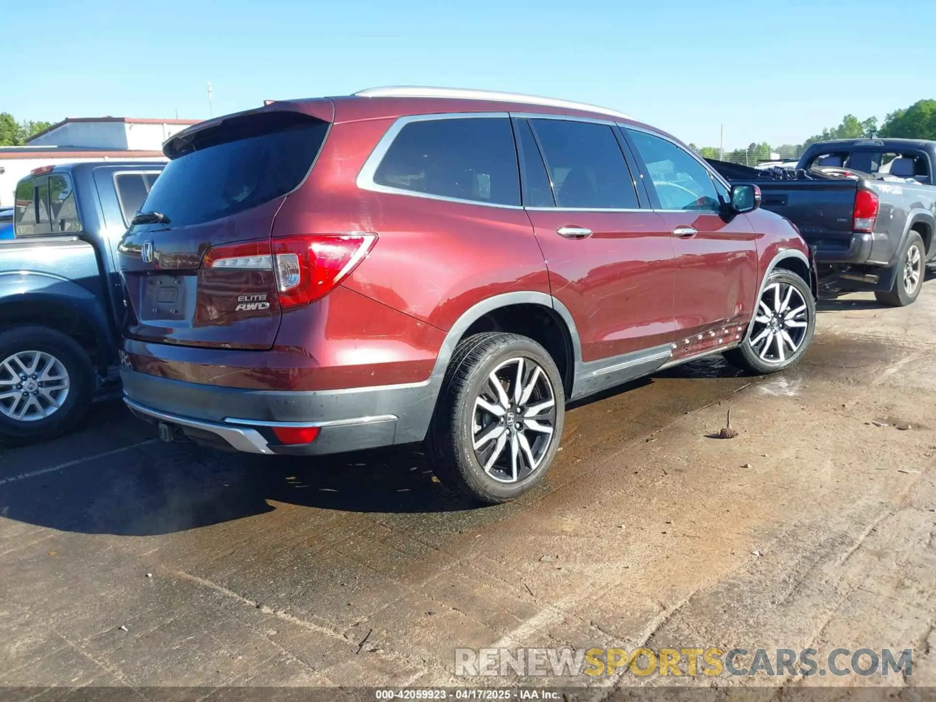 4 fotografías del automóvil dañado 5FNYF6H00KB067307 HONDA PILOT 2019