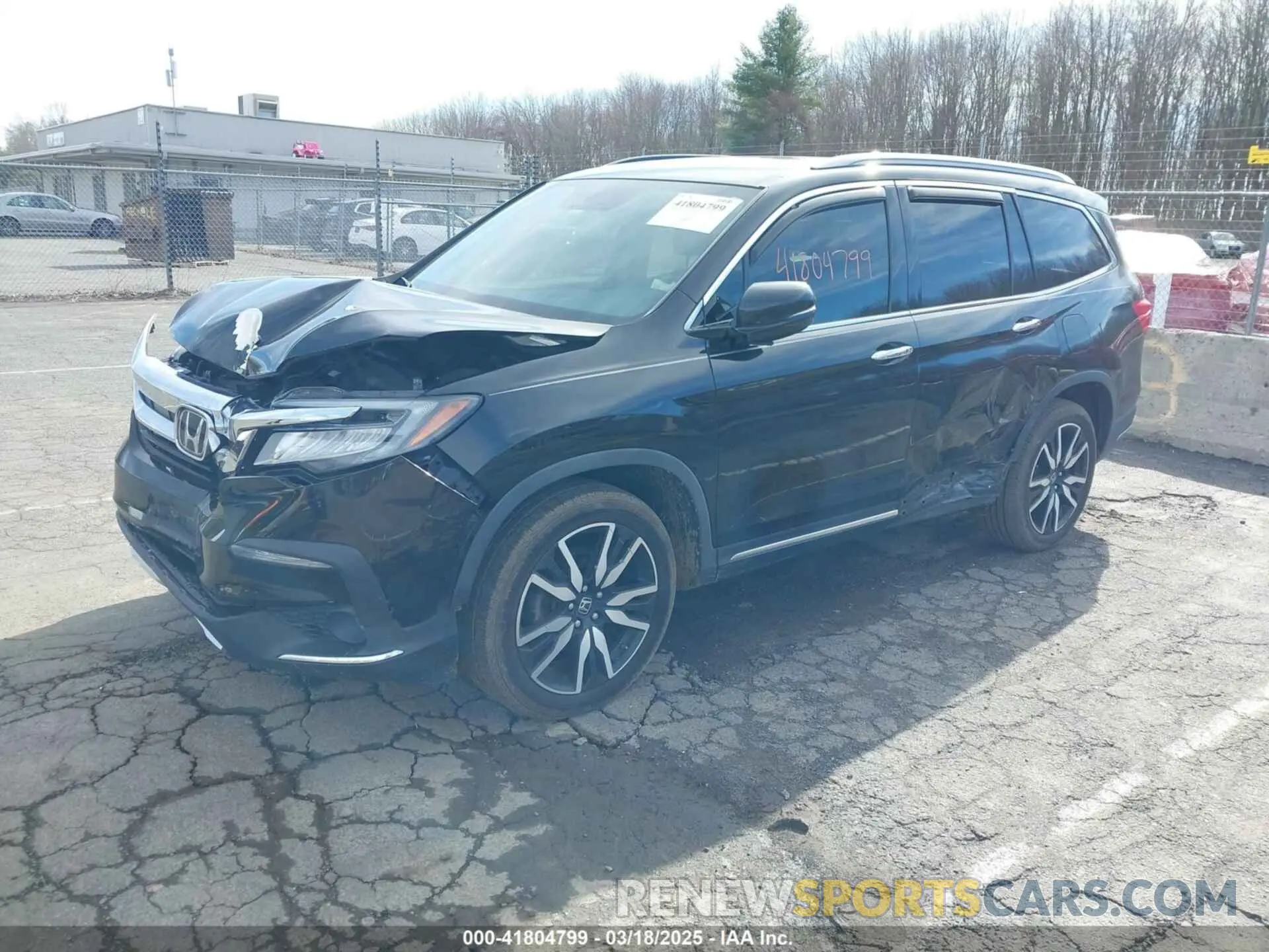 2 fotografías del automóvil dañado 5FNYF6H02KB005956 HONDA PILOT 2019