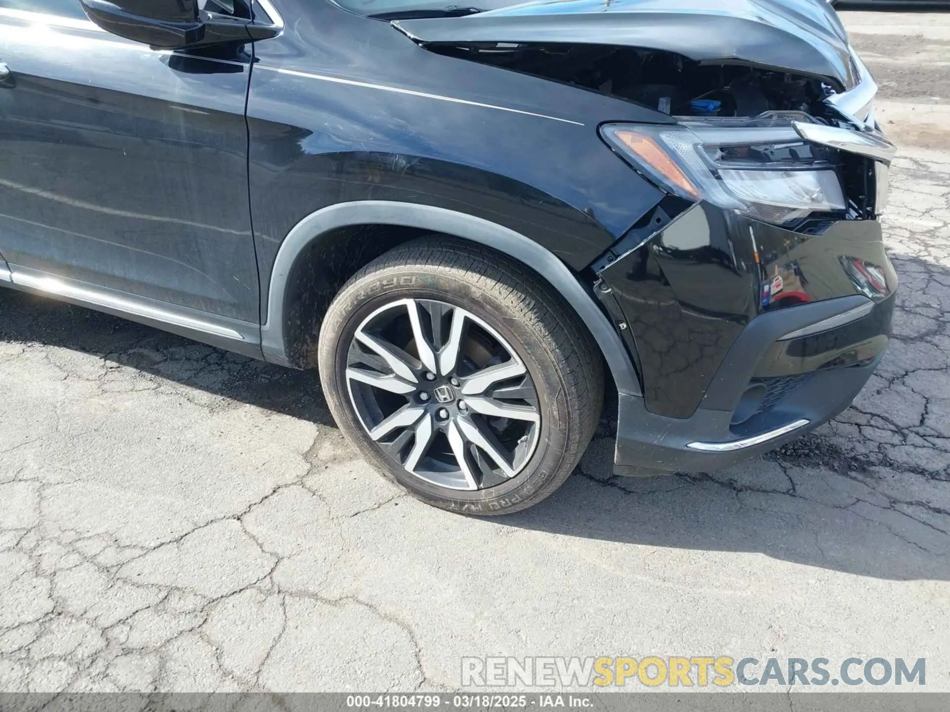 20 fotografías del automóvil dañado 5FNYF6H02KB005956 HONDA PILOT 2019