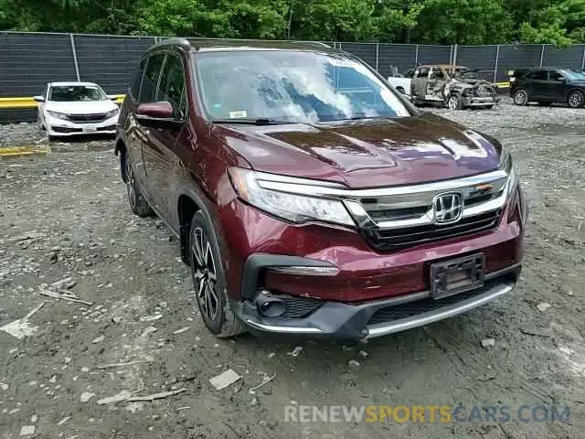 14 fotografías del automóvil dañado 5FNYF6H05KB014358 HONDA PILOT 2019