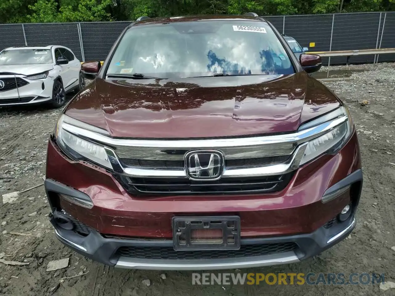 5 fotografías del automóvil dañado 5FNYF6H05KB014358 HONDA PILOT 2019