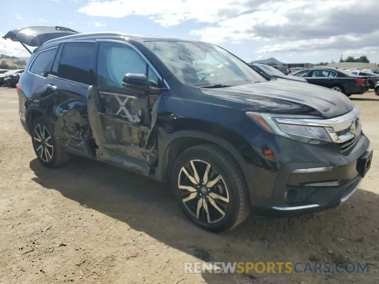 4 fotografías del automóvil dañado 5FNYF6H06KB081518 HONDA PILOT 2019