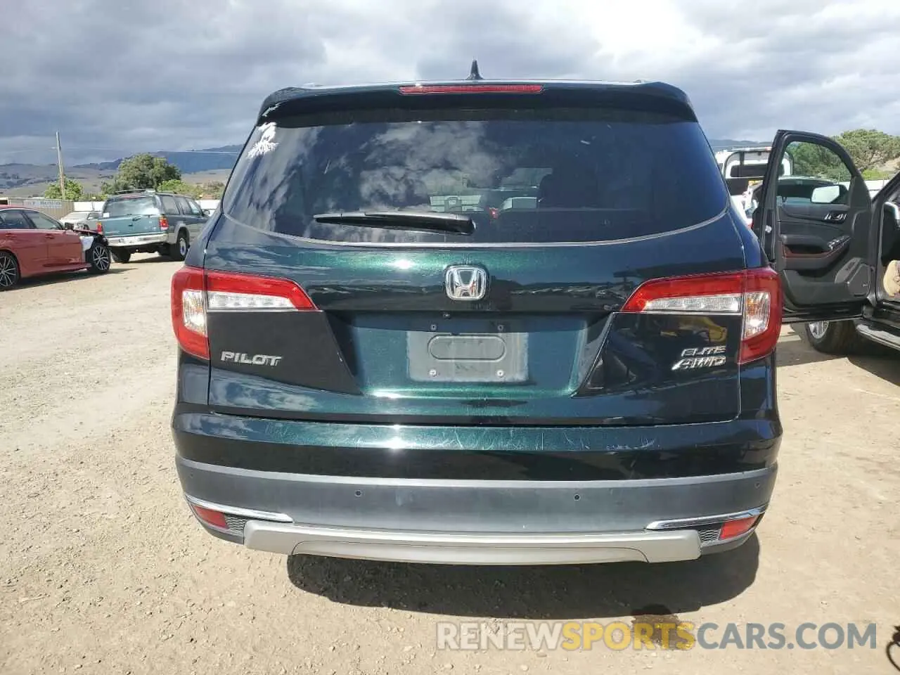6 fotografías del automóvil dañado 5FNYF6H06KB081518 HONDA PILOT 2019