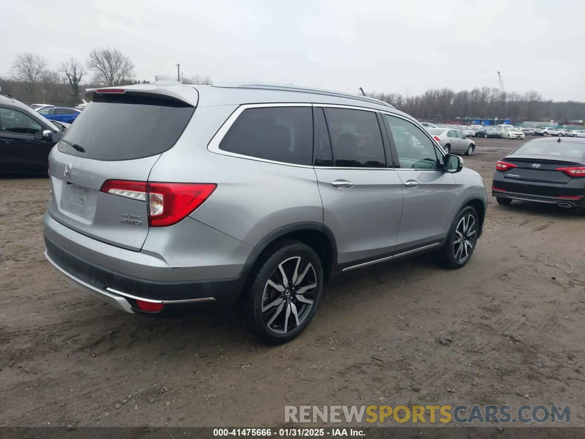 4 fotografías del automóvil dañado 5FNYF6H07KB005483 HONDA PILOT 2019