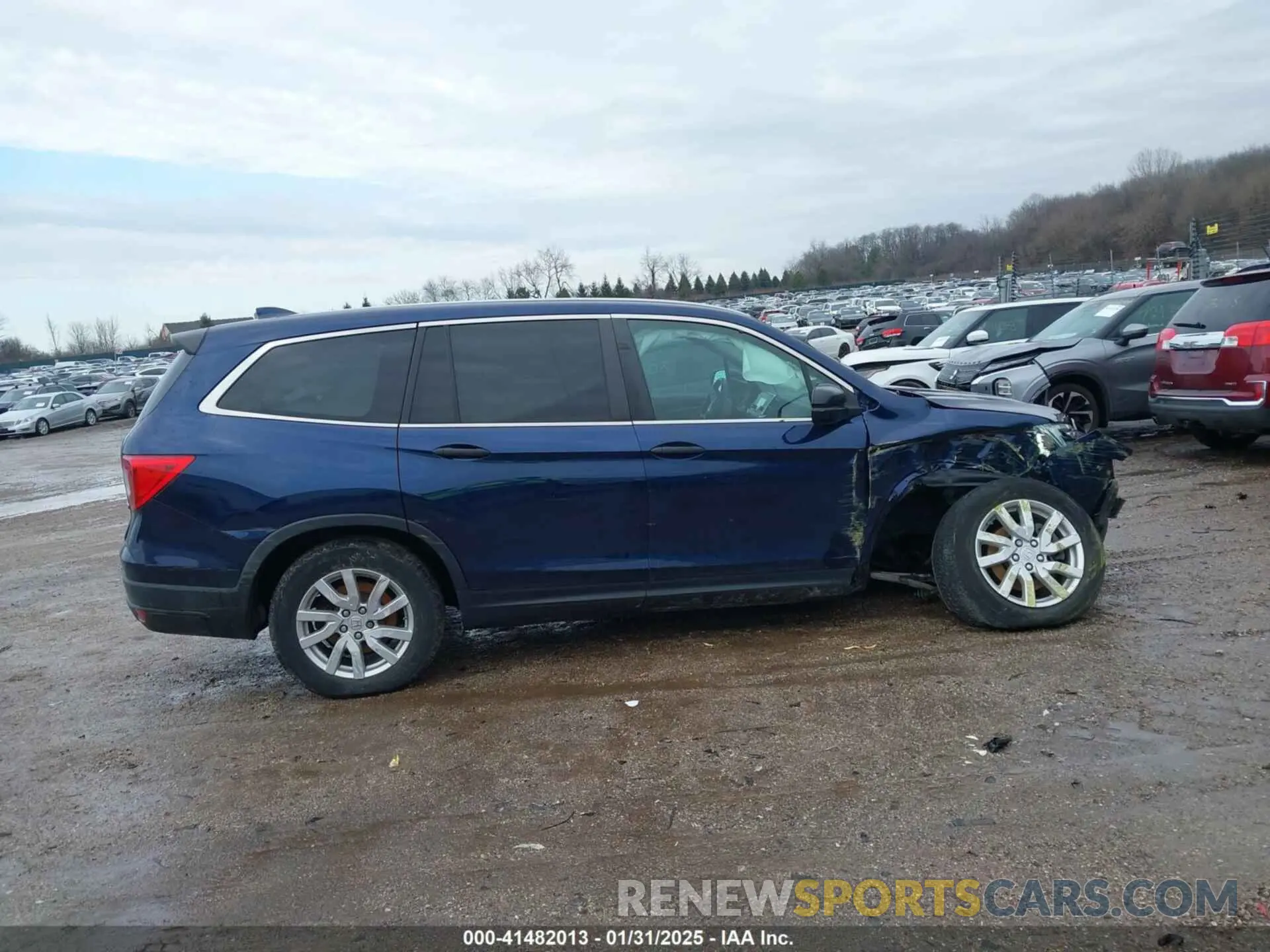 13 fotografías del automóvil dañado 5FNYF6H10KB061452 HONDA PILOT 2019
