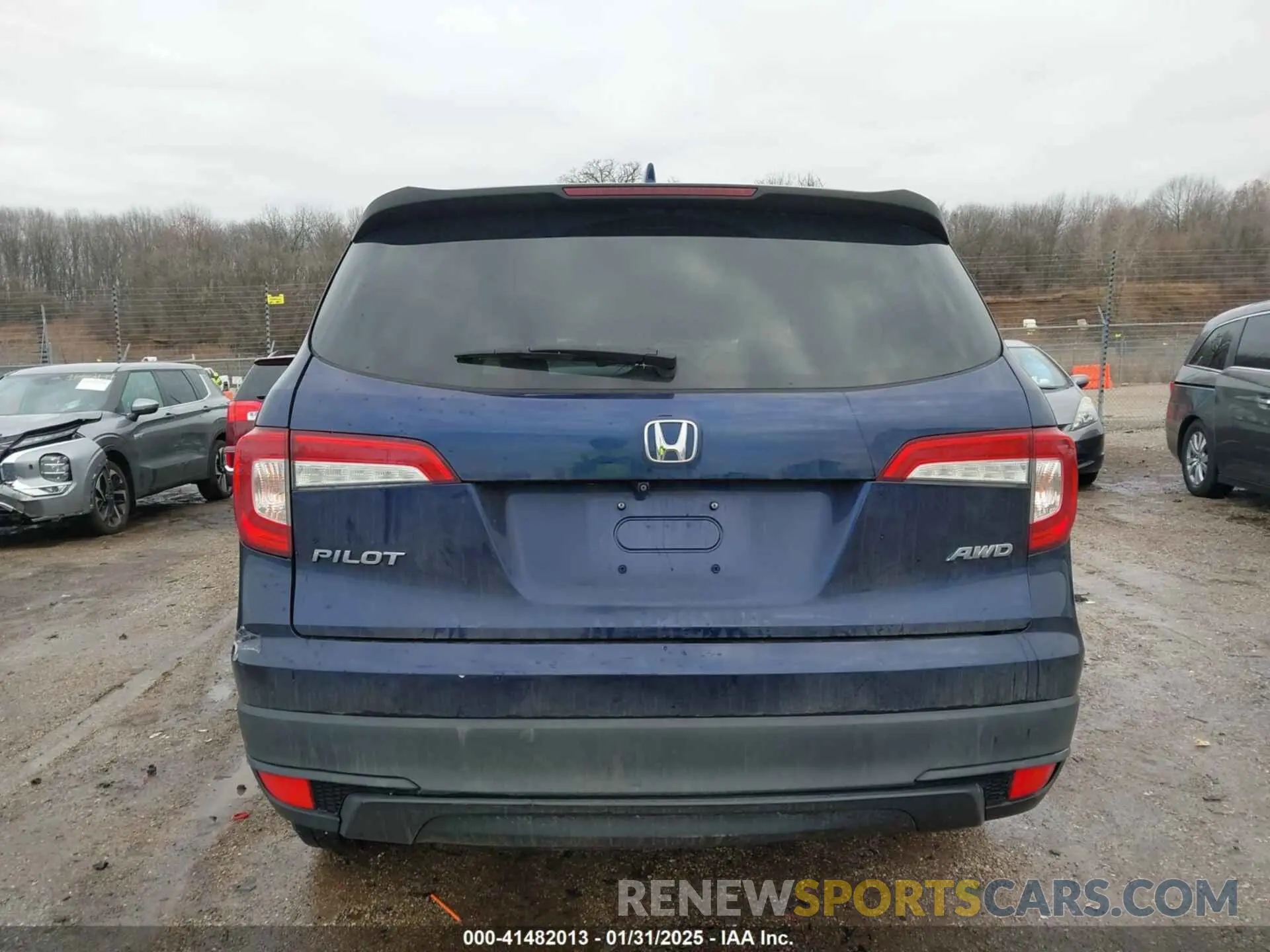 16 fotografías del automóvil dañado 5FNYF6H10KB061452 HONDA PILOT 2019