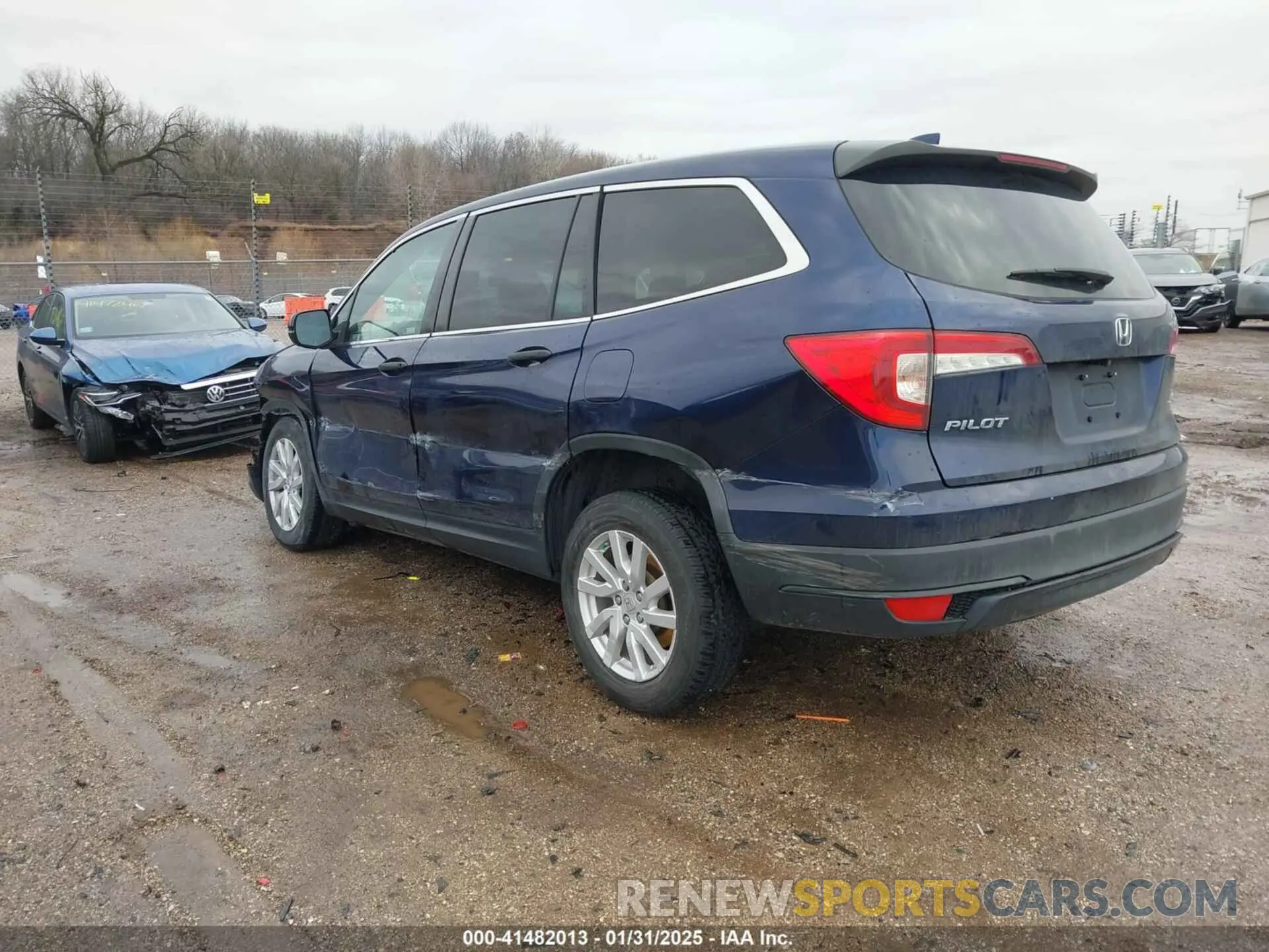 3 fotografías del automóvil dañado 5FNYF6H10KB061452 HONDA PILOT 2019