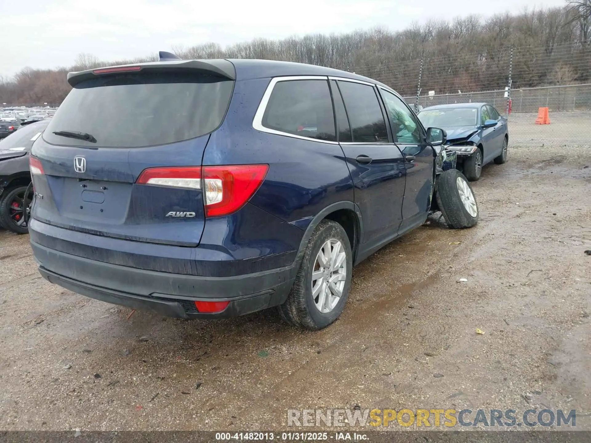 4 fotografías del automóvil dañado 5FNYF6H10KB061452 HONDA PILOT 2019