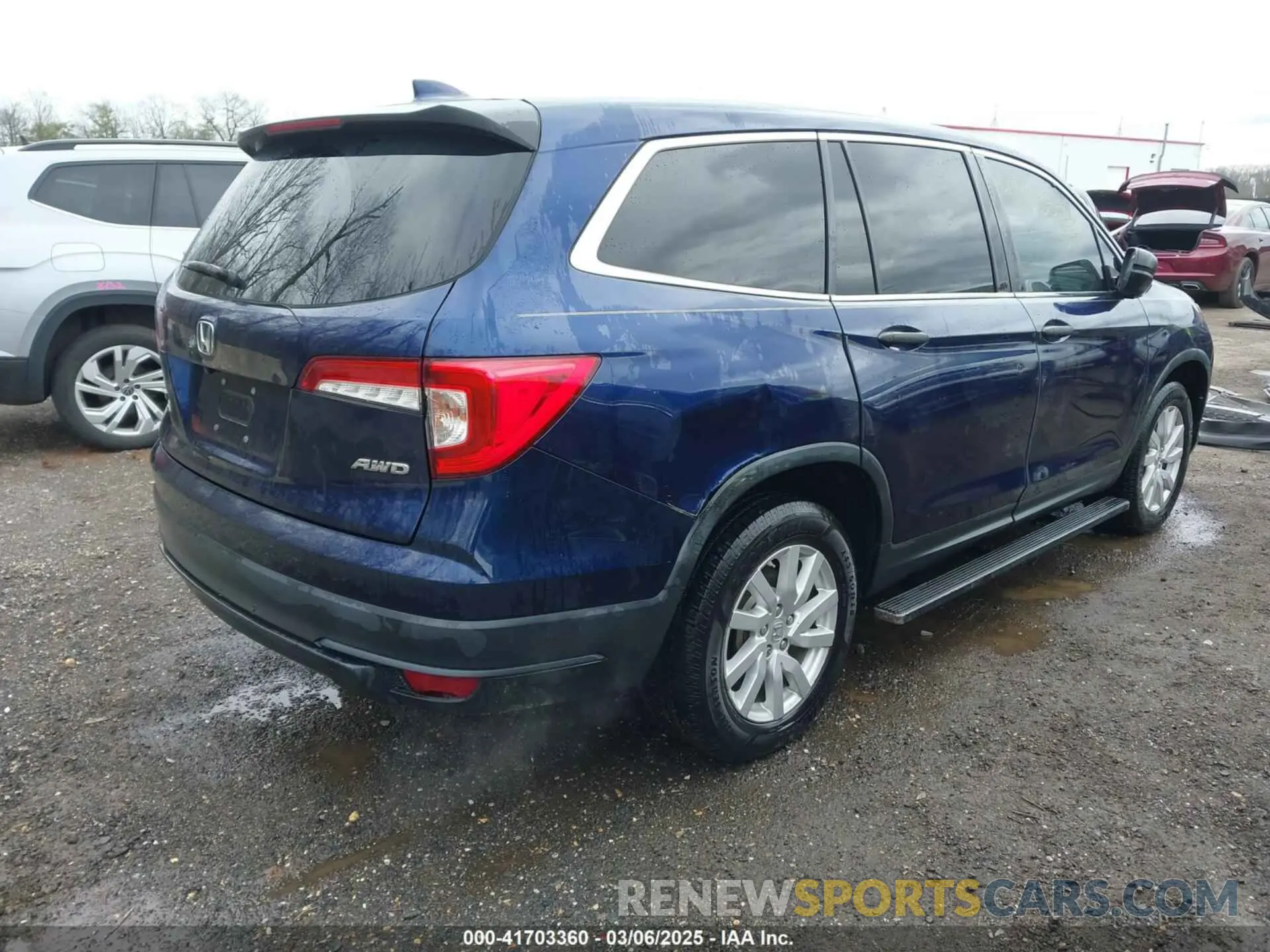 4 fotografías del automóvil dañado 5FNYF6H12KB070878 HONDA PILOT 2019
