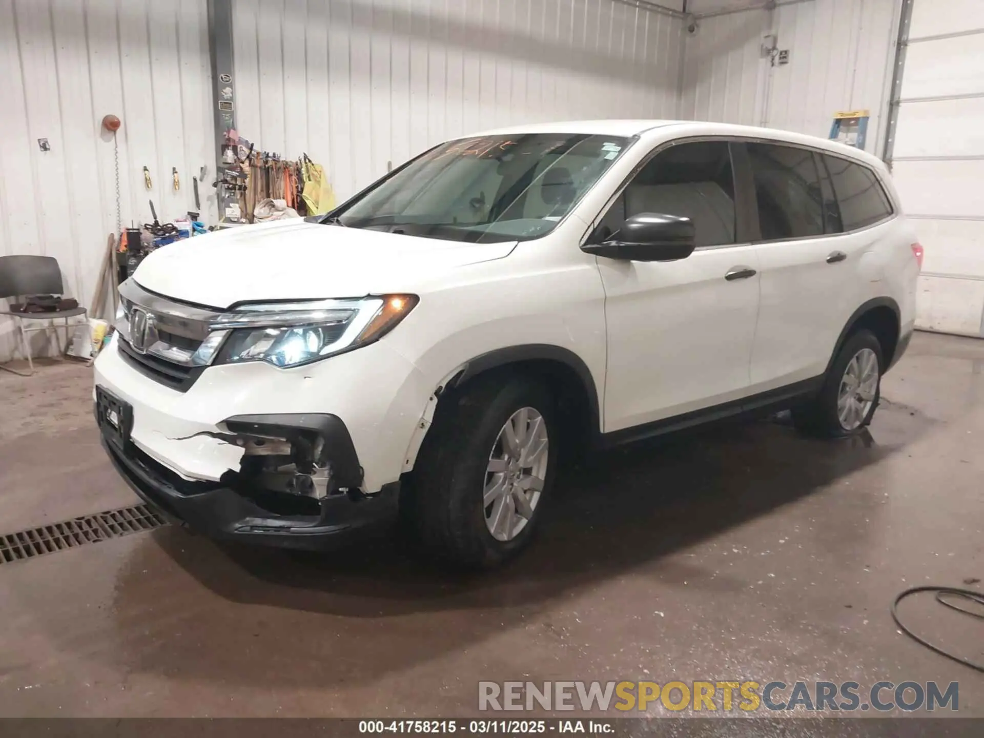 2 fotografías del automóvil dañado 5FNYF6H13KB086295 HONDA PILOT 2019