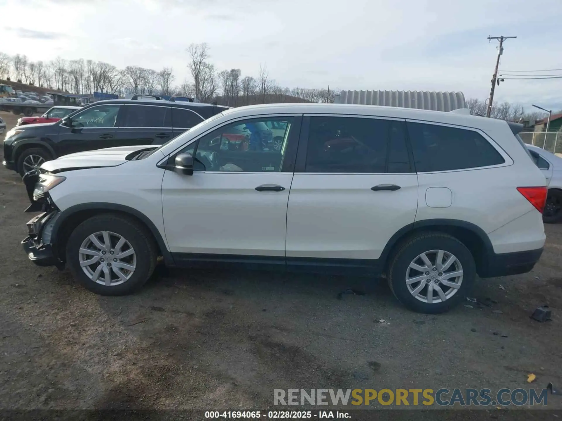 14 fotografías del automóvil dañado 5FNYF6H18KB014802 HONDA PILOT 2019