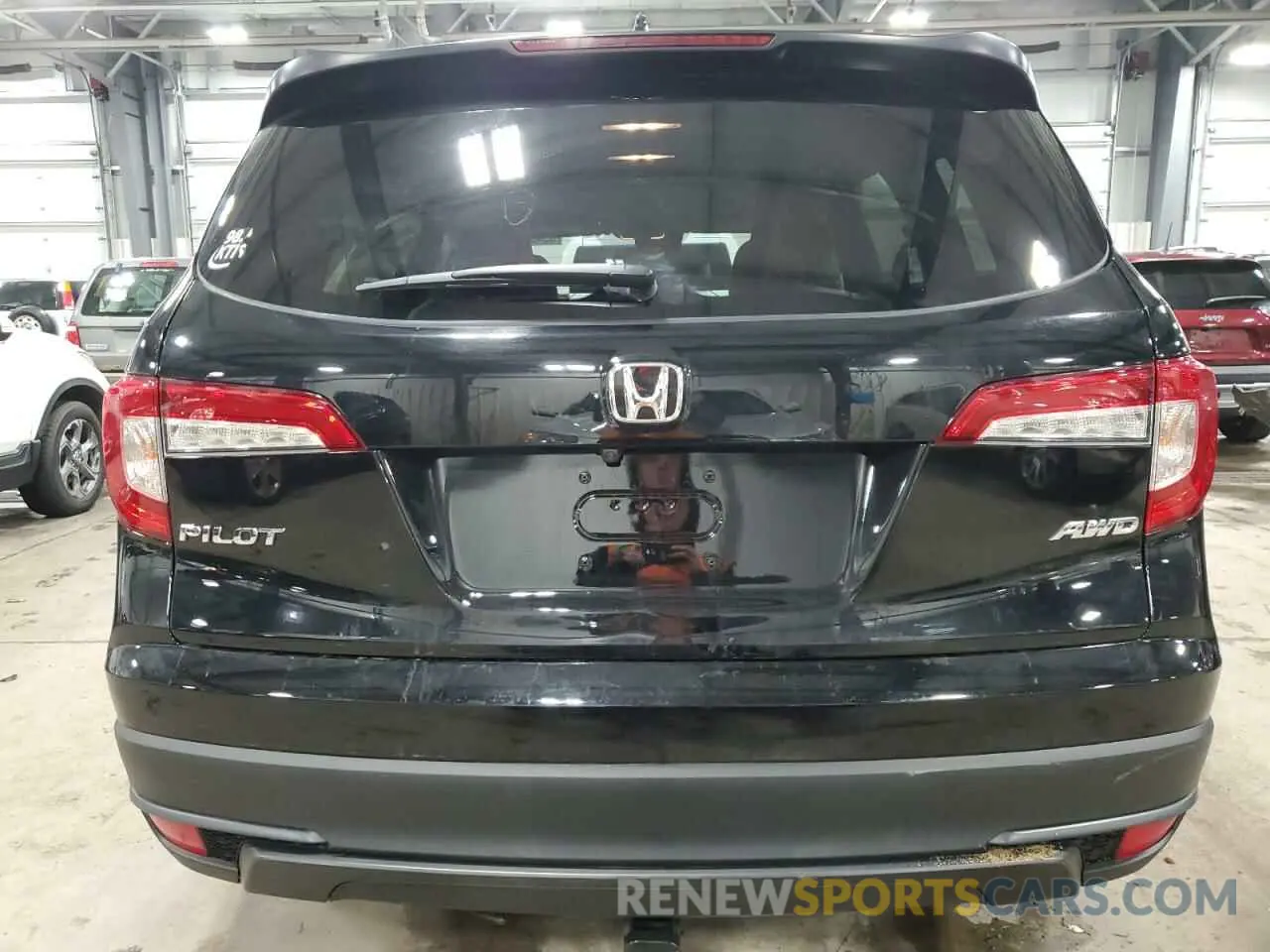 6 fotografías del automóvil dañado 5FNYF6H18KB025587 HONDA PILOT 2019