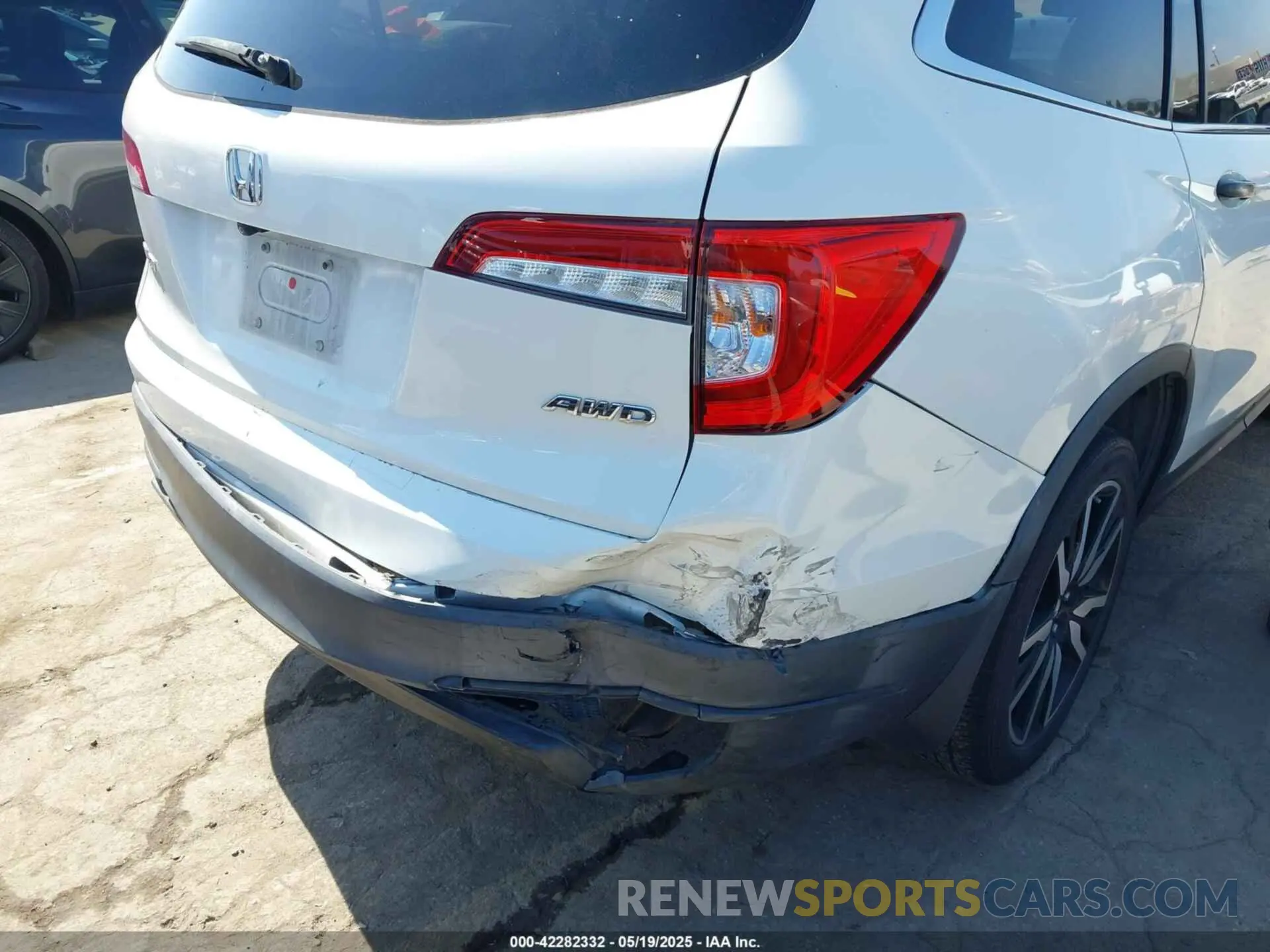6 fotografías del automóvil dañado 5FNYF6H18KB062784 HONDA PILOT 2019