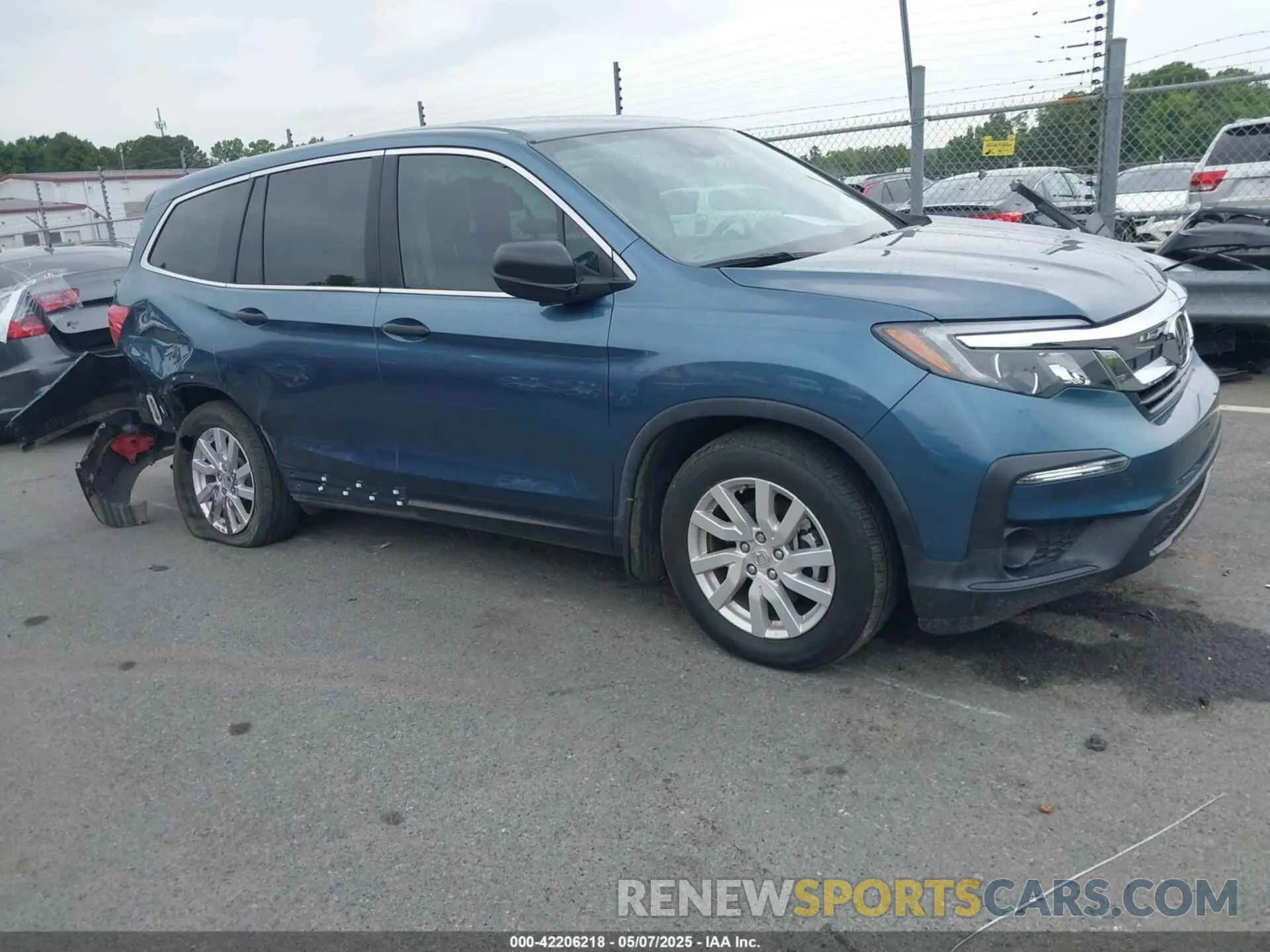 1 fotografías del automóvil dañado 5FNYF6H19KB082025 HONDA PILOT 2019