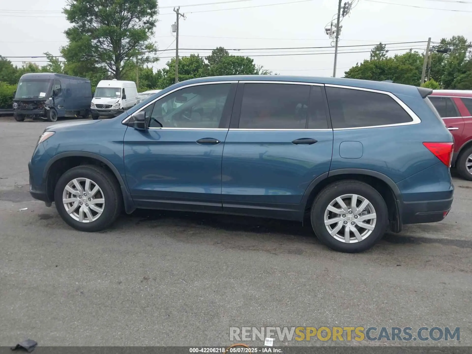 14 fotografías del automóvil dañado 5FNYF6H19KB082025 HONDA PILOT 2019