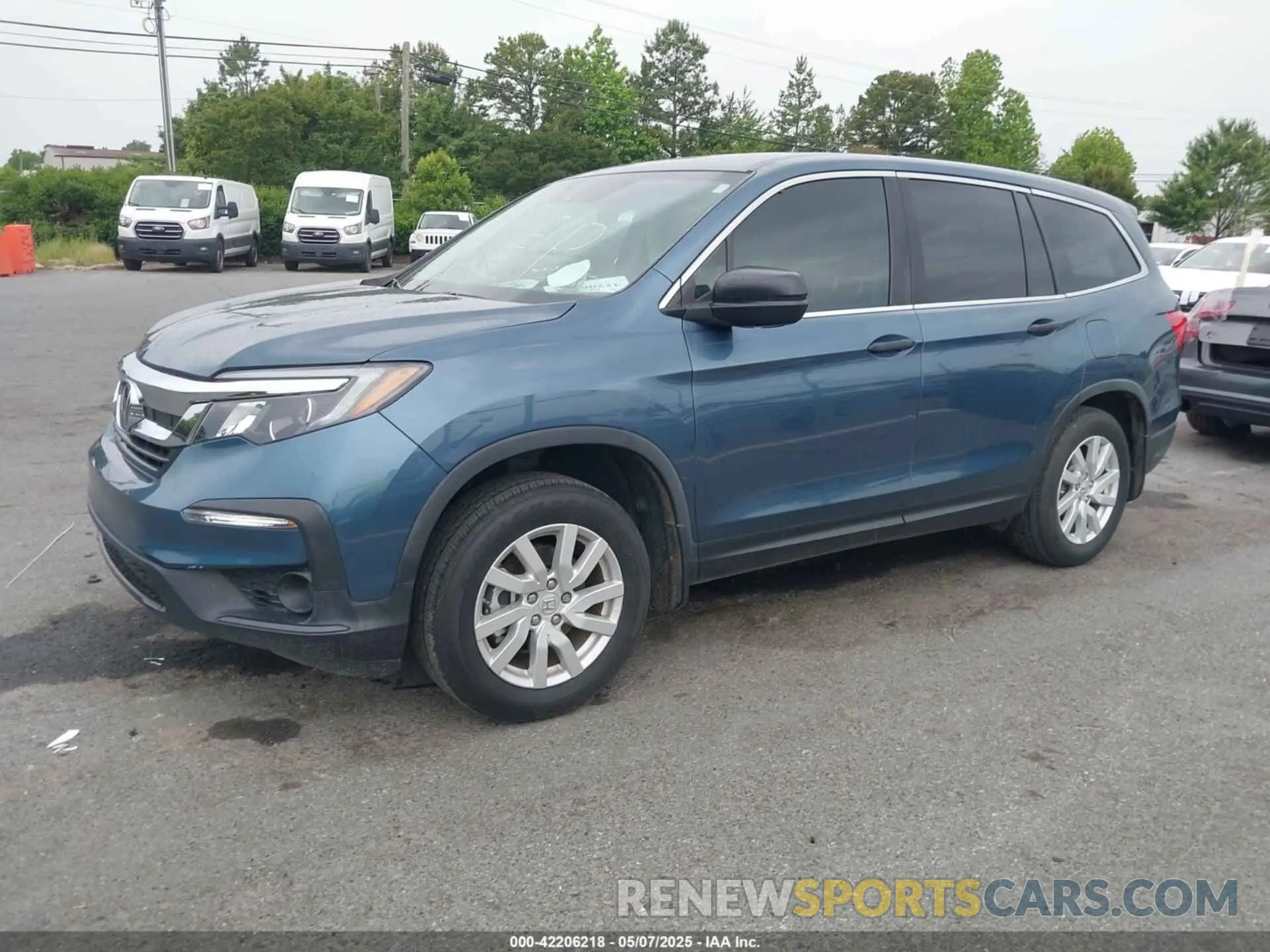 2 fotografías del automóvil dañado 5FNYF6H19KB082025 HONDA PILOT 2019