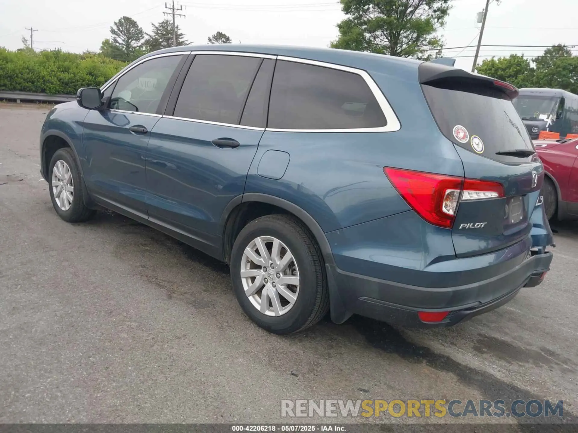 3 fotografías del automóvil dañado 5FNYF6H19KB082025 HONDA PILOT 2019