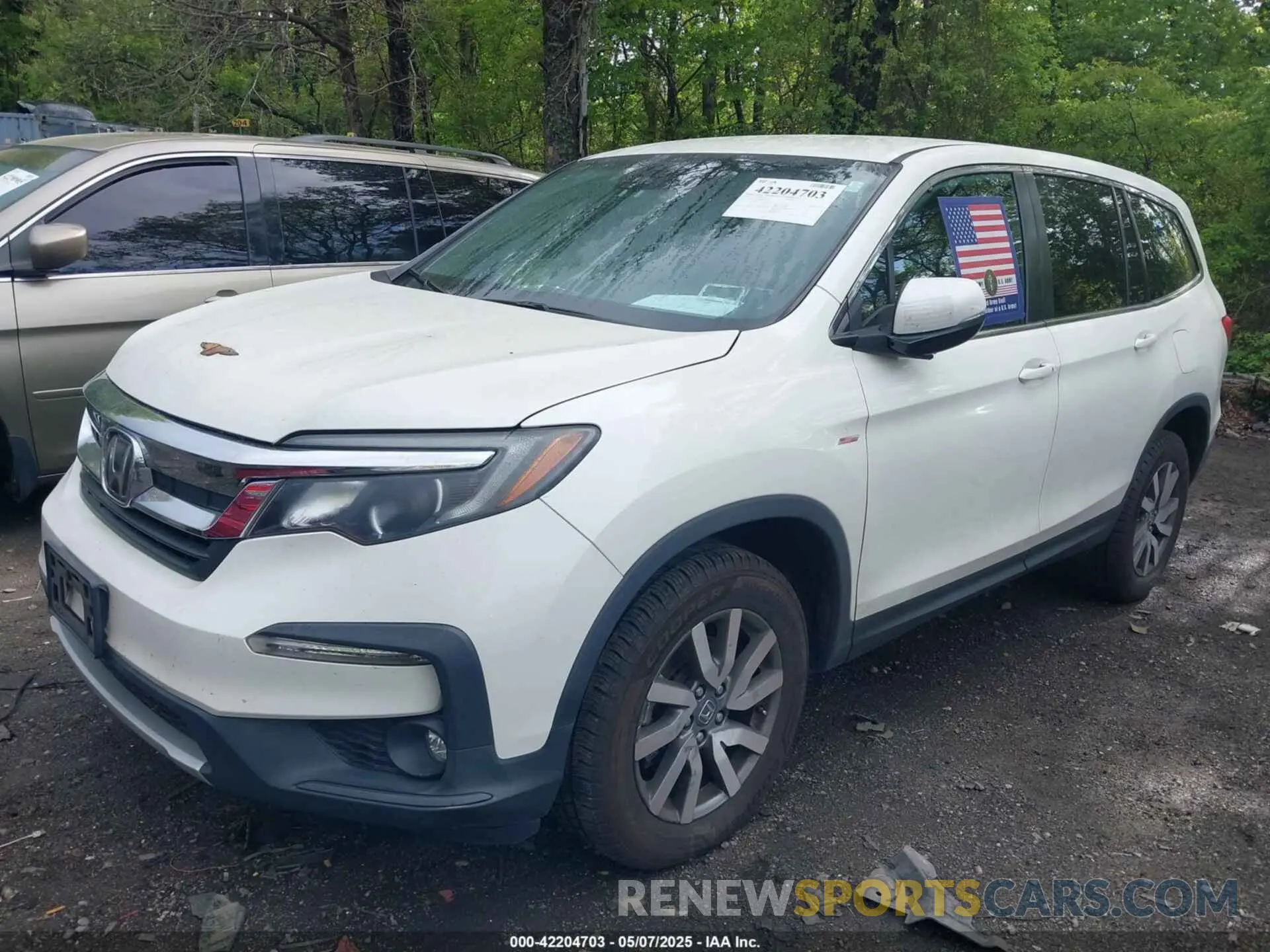 2 fotografías del automóvil dañado 5FNYF6H31KB086152 HONDA PILOT 2019