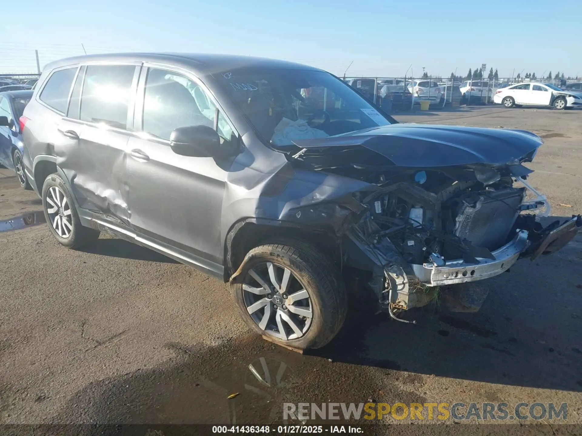 1 fotografías del automóvil dañado 5FNYF6H34KB031257 HONDA PILOT 2019