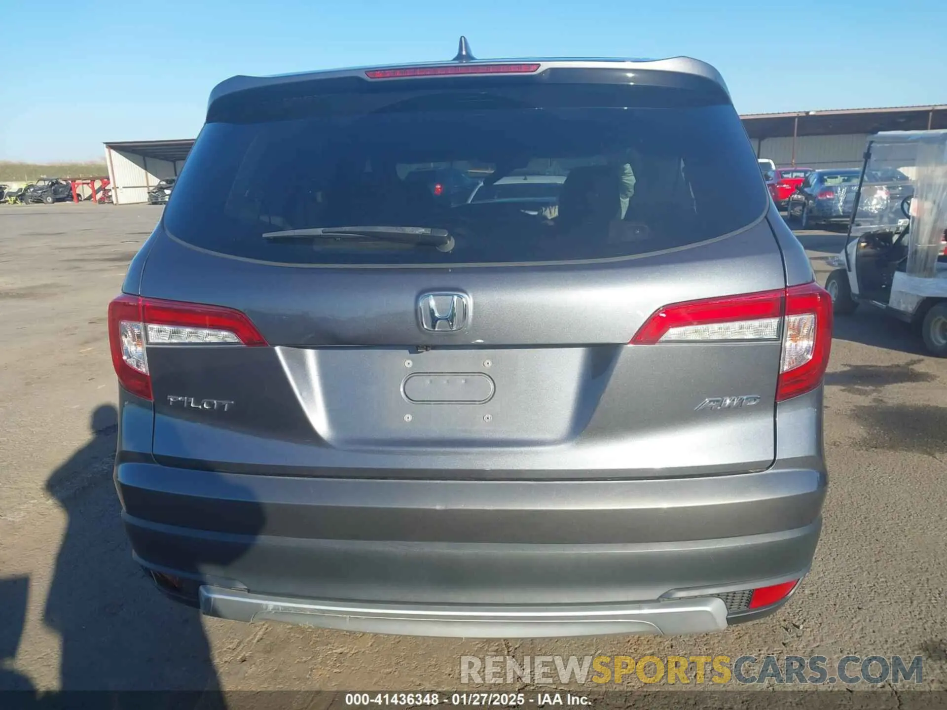 16 fotografías del automóvil dañado 5FNYF6H34KB031257 HONDA PILOT 2019