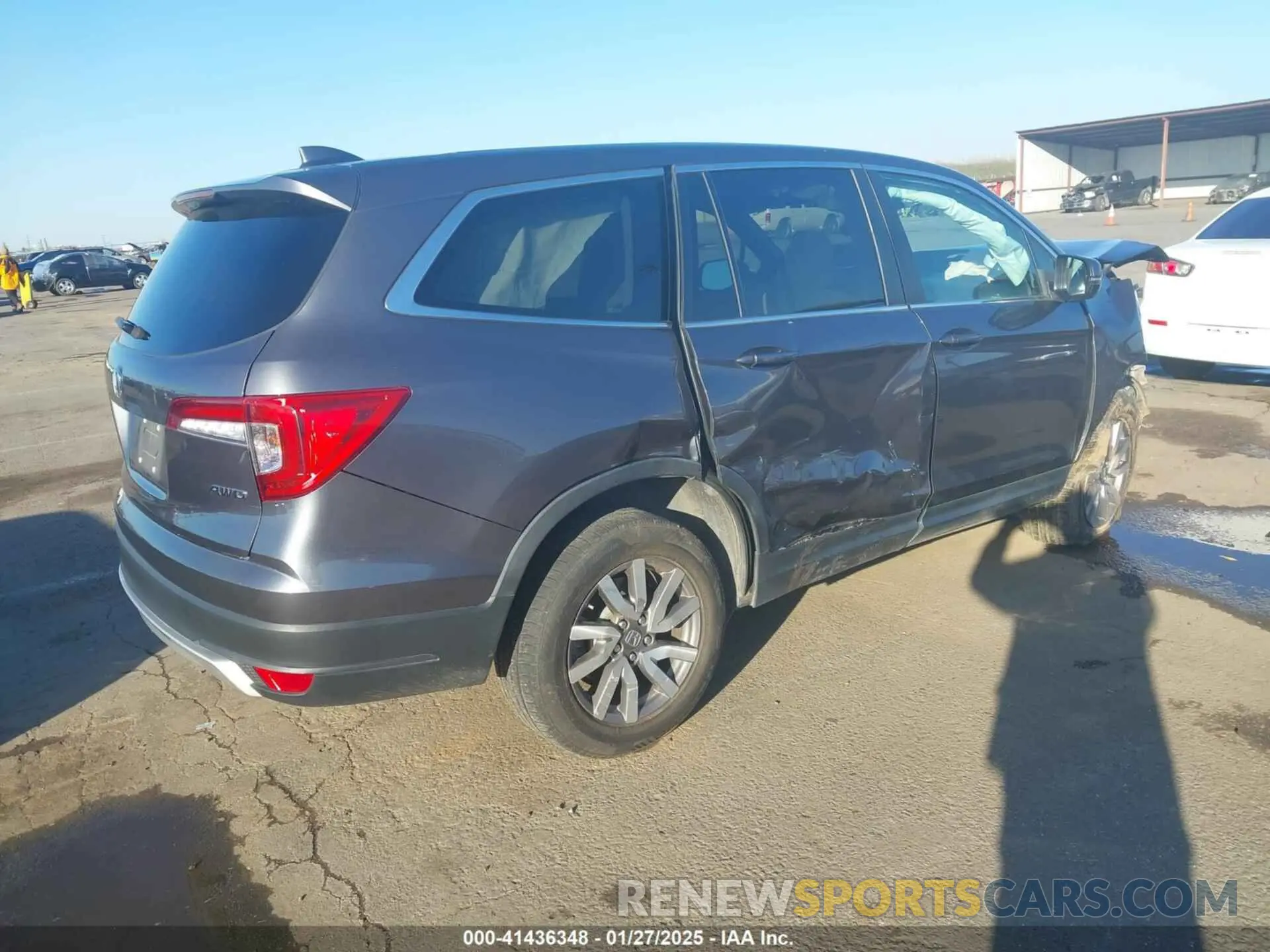 4 fotografías del automóvil dañado 5FNYF6H34KB031257 HONDA PILOT 2019
