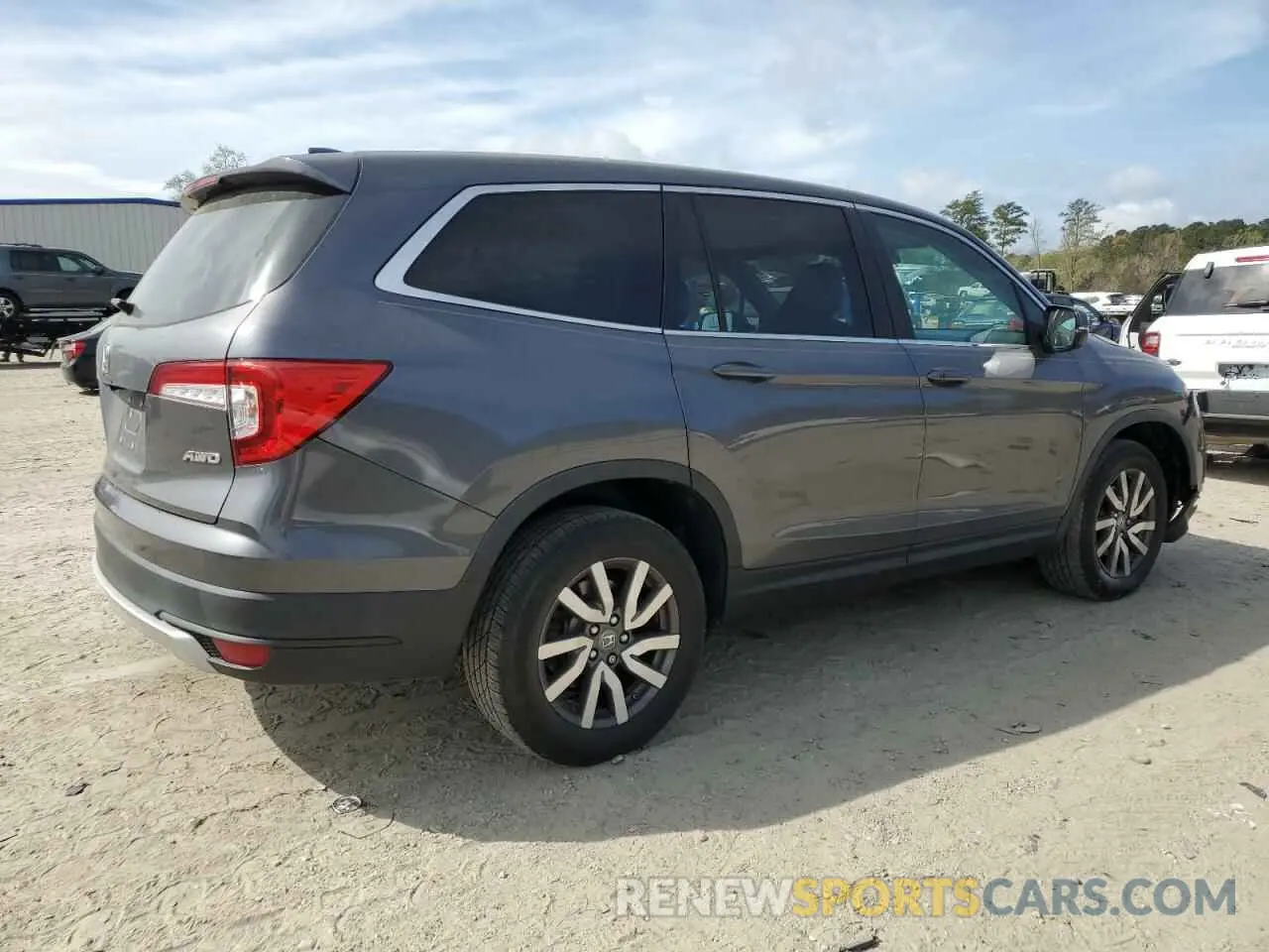 3 fotografías del automóvil dañado 5FNYF6H37KB058288 HONDA PILOT 2019