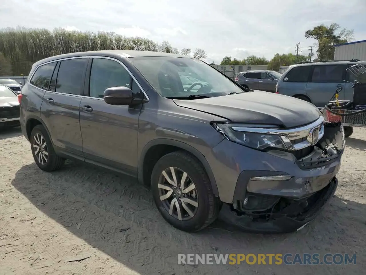 4 fotografías del automóvil dañado 5FNYF6H37KB058288 HONDA PILOT 2019