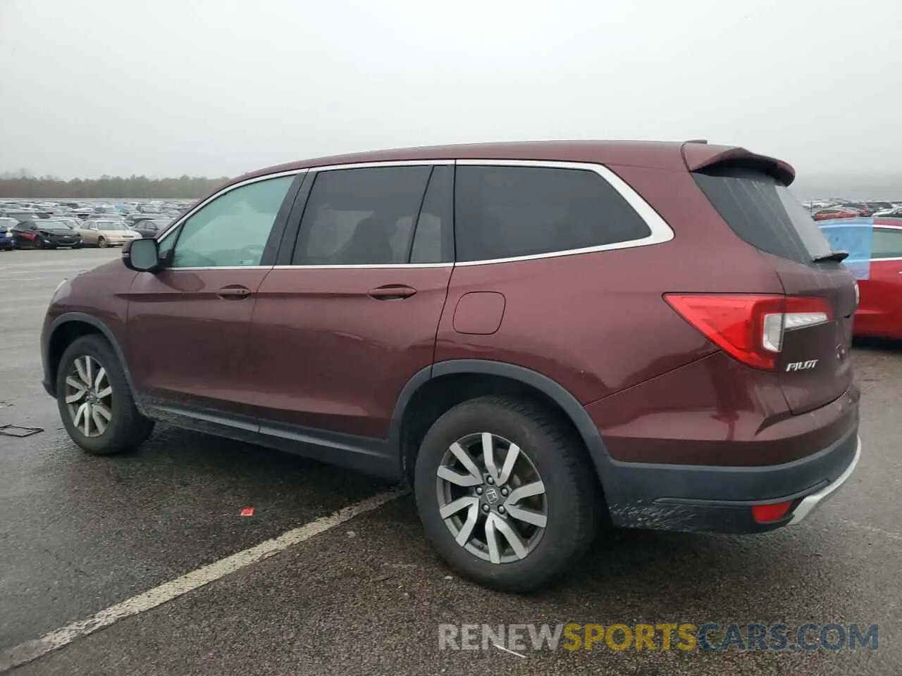 2 fotografías del automóvil dañado 5FNYF6H38KB066240 HONDA PILOT 2019