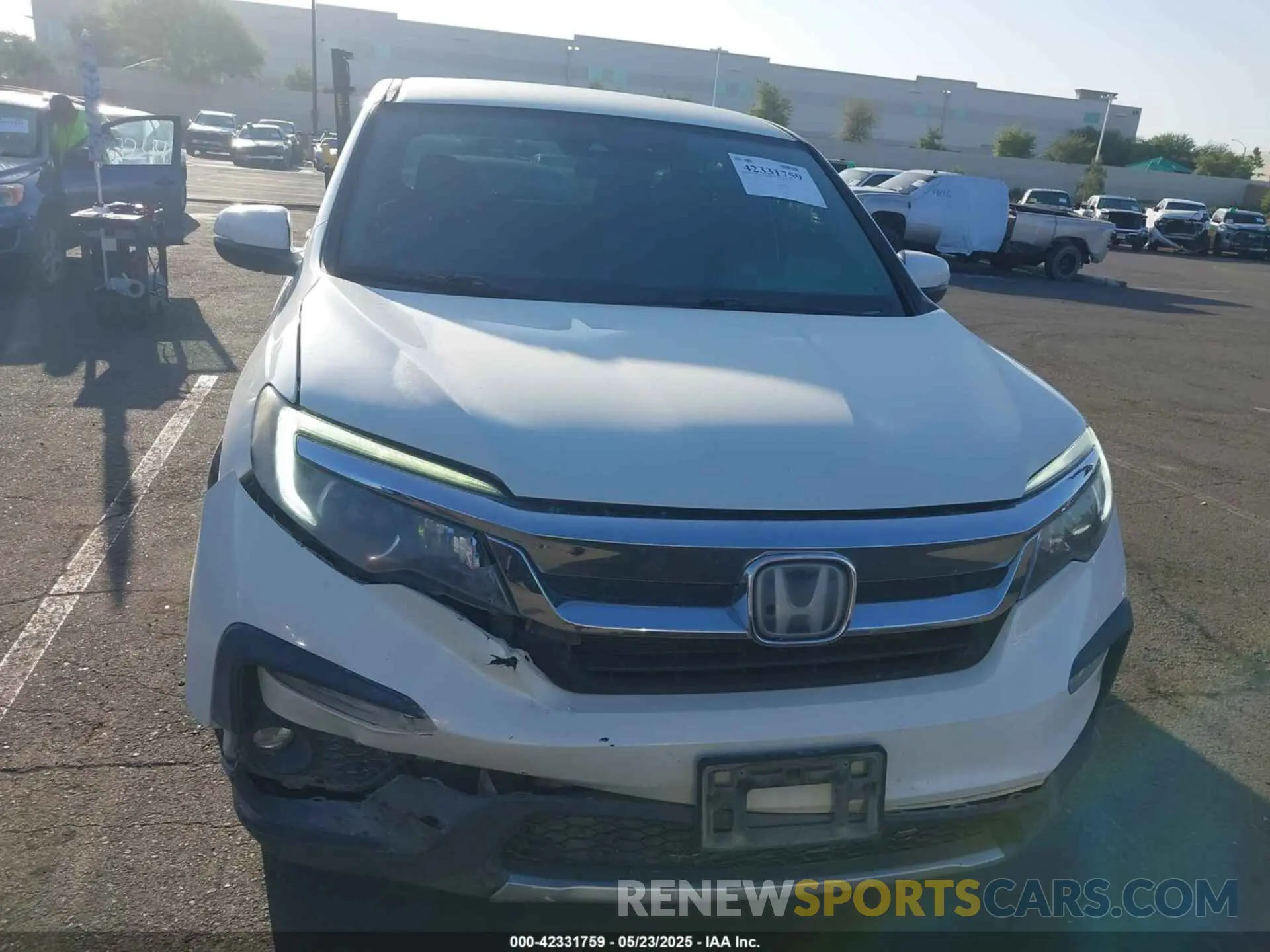 12 fotografías del automóvil dañado 5FNYF6H39KB036213 HONDA PILOT 2019