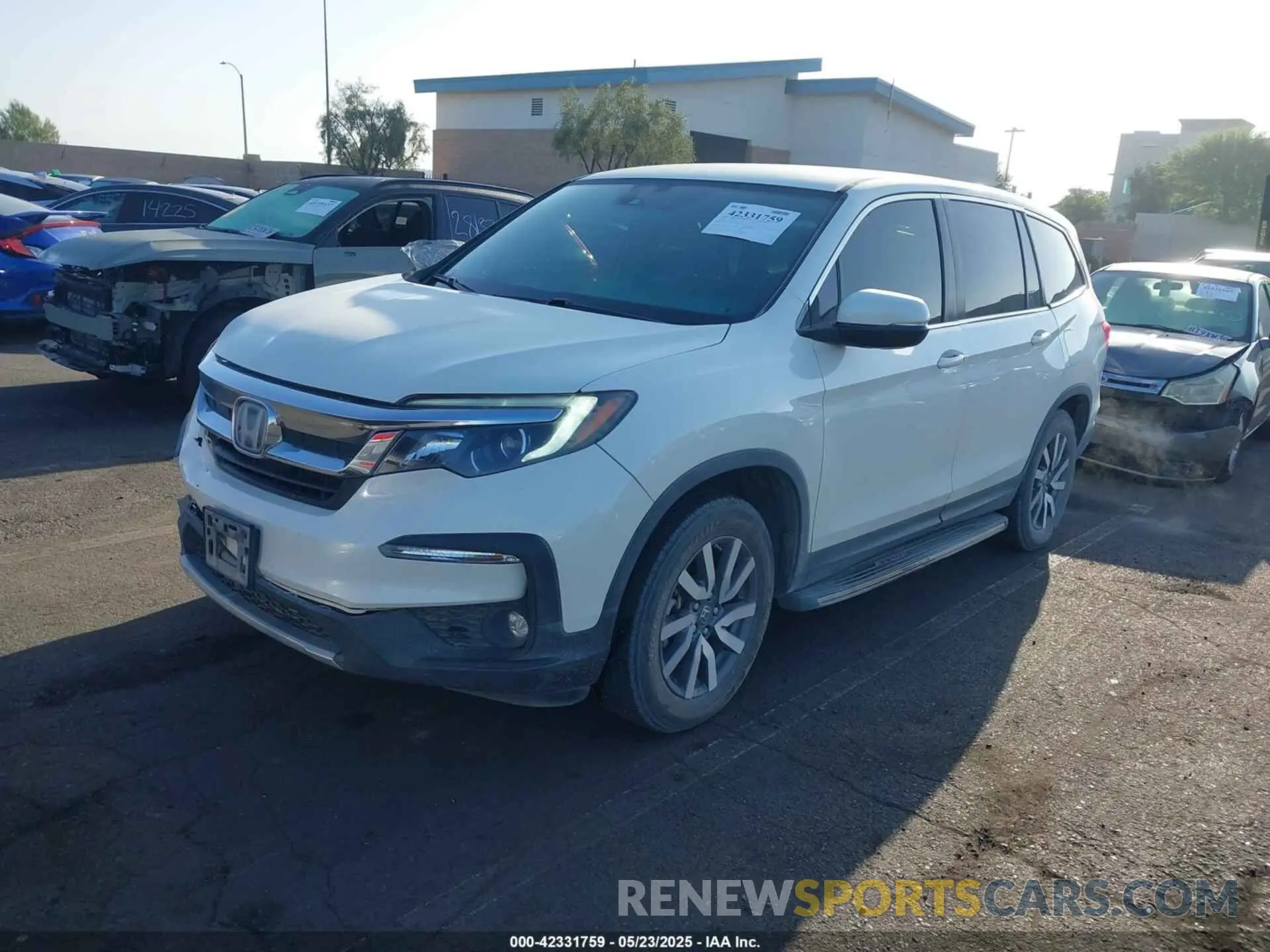 2 fotografías del automóvil dañado 5FNYF6H39KB036213 HONDA PILOT 2019