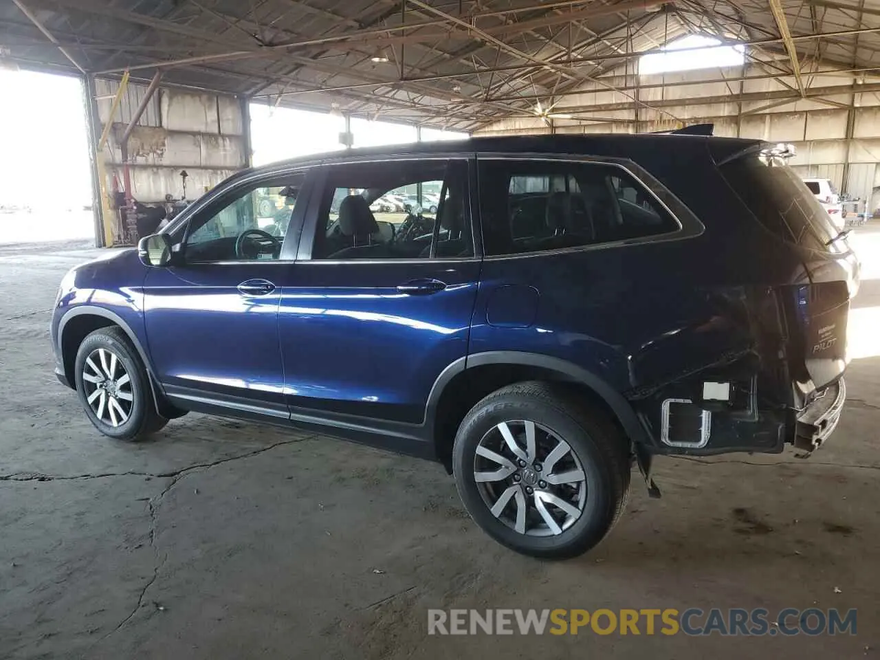 2 fotografías del automóvil dañado 5FNYF6H39KB077795 HONDA PILOT 2019