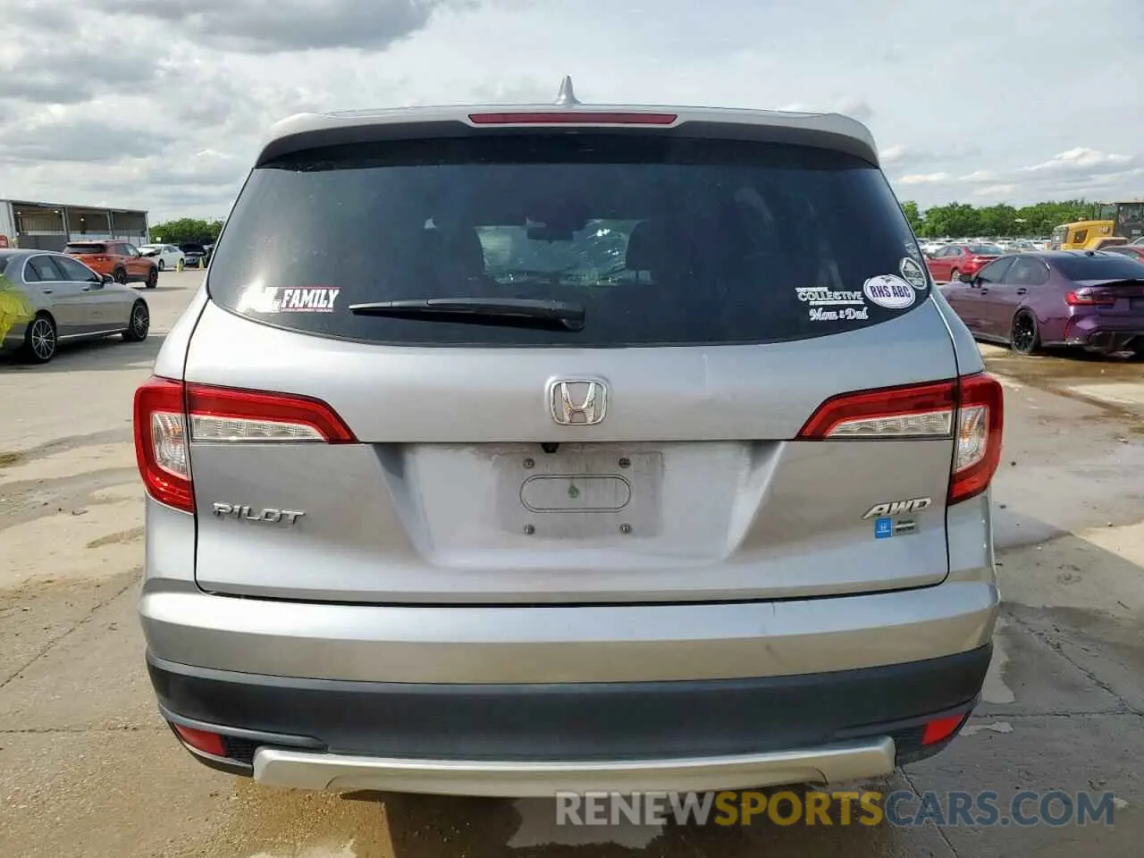 6 fotografías del automóvil dañado 5FNYF6H3XKB027715 HONDA PILOT 2019