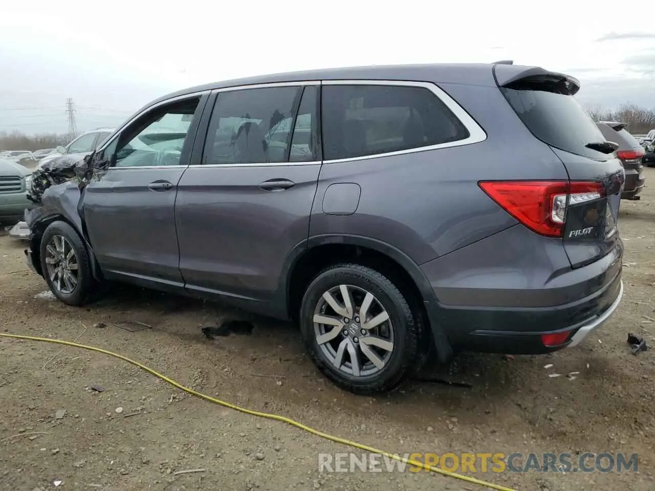2 fotografías del automóvil dañado 5FNYF6H3XKB053649 HONDA PILOT 2019