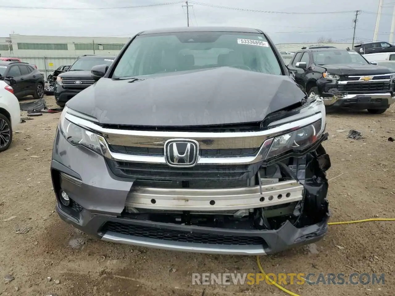 5 fotografías del automóvil dañado 5FNYF6H3XKB053649 HONDA PILOT 2019