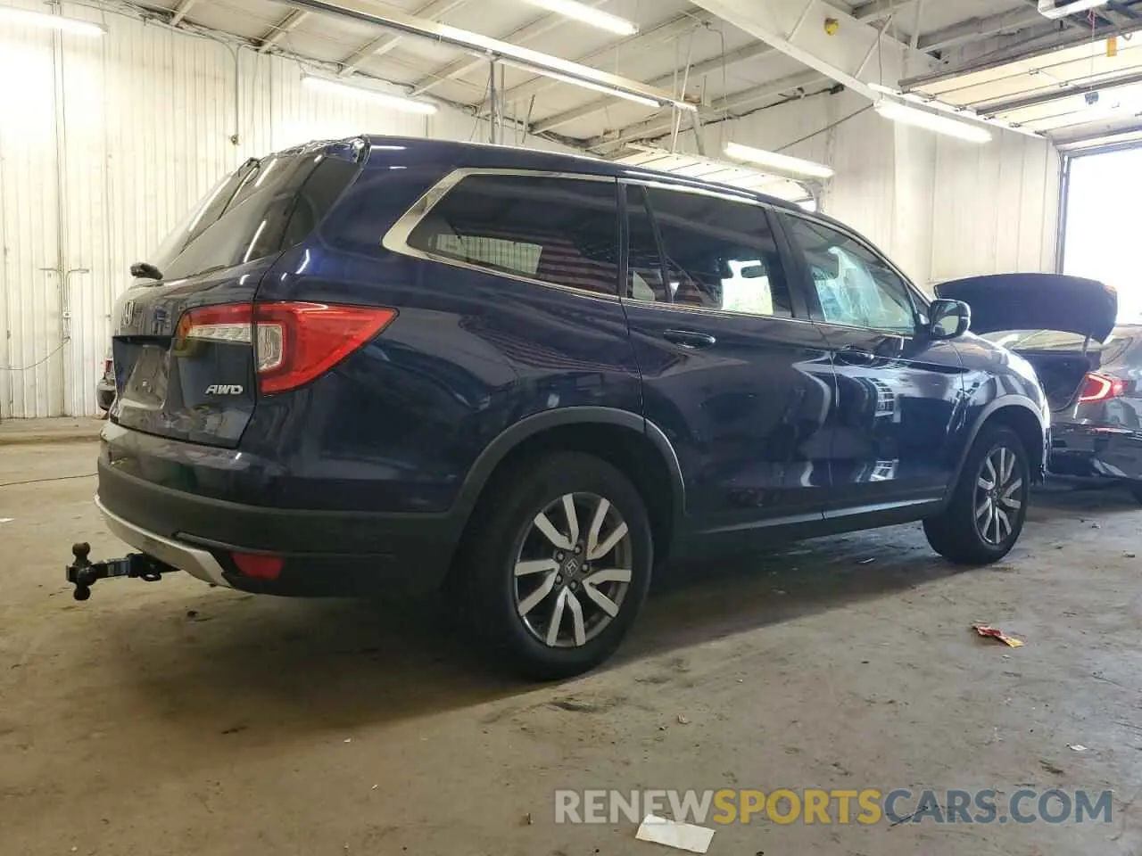 3 fotografías del automóvil dañado 5FNYF6H41KB068016 HONDA PILOT 2019