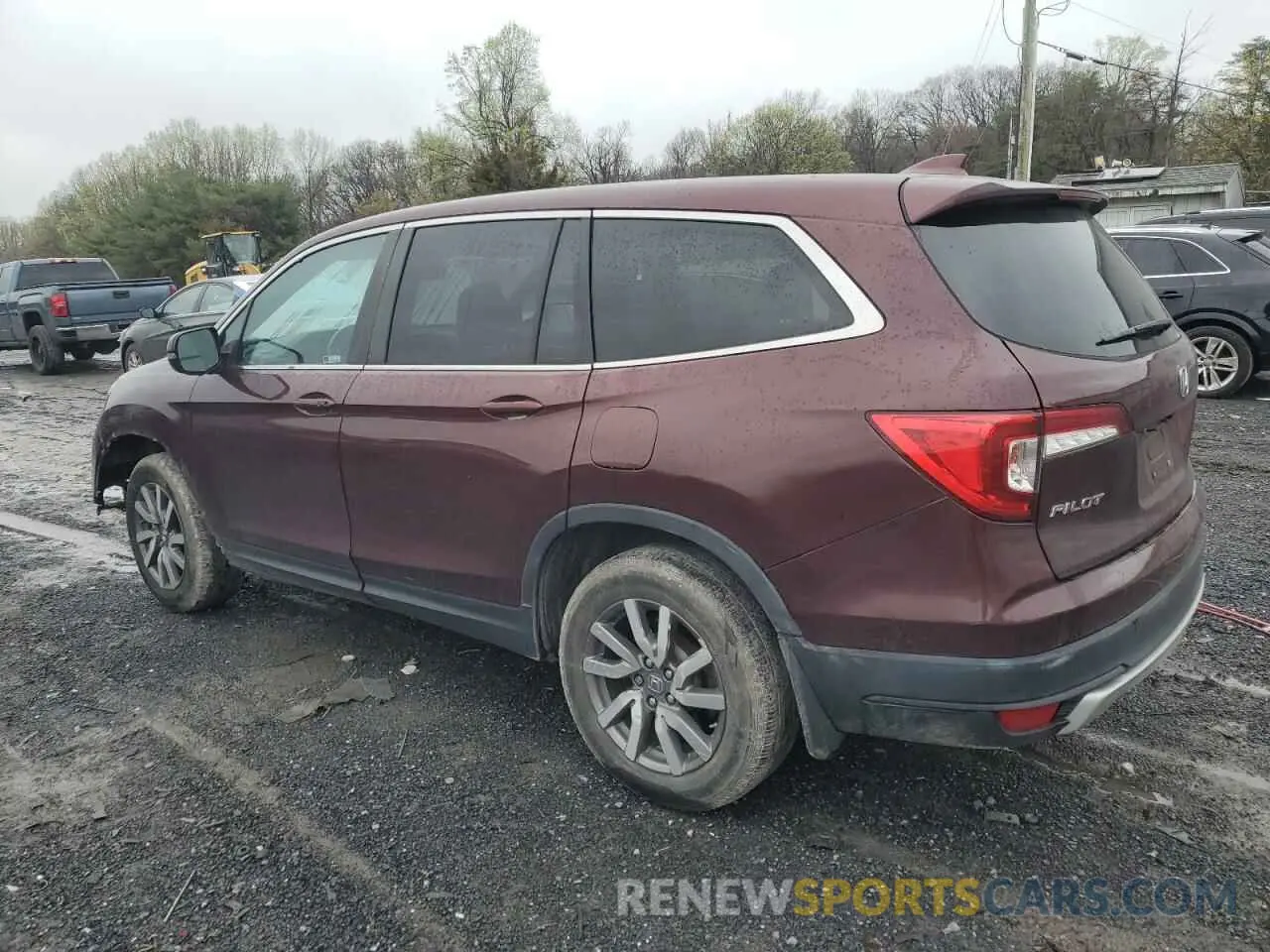 2 fotografías del automóvil dañado 5FNYF6H42KB036580 HONDA PILOT 2019