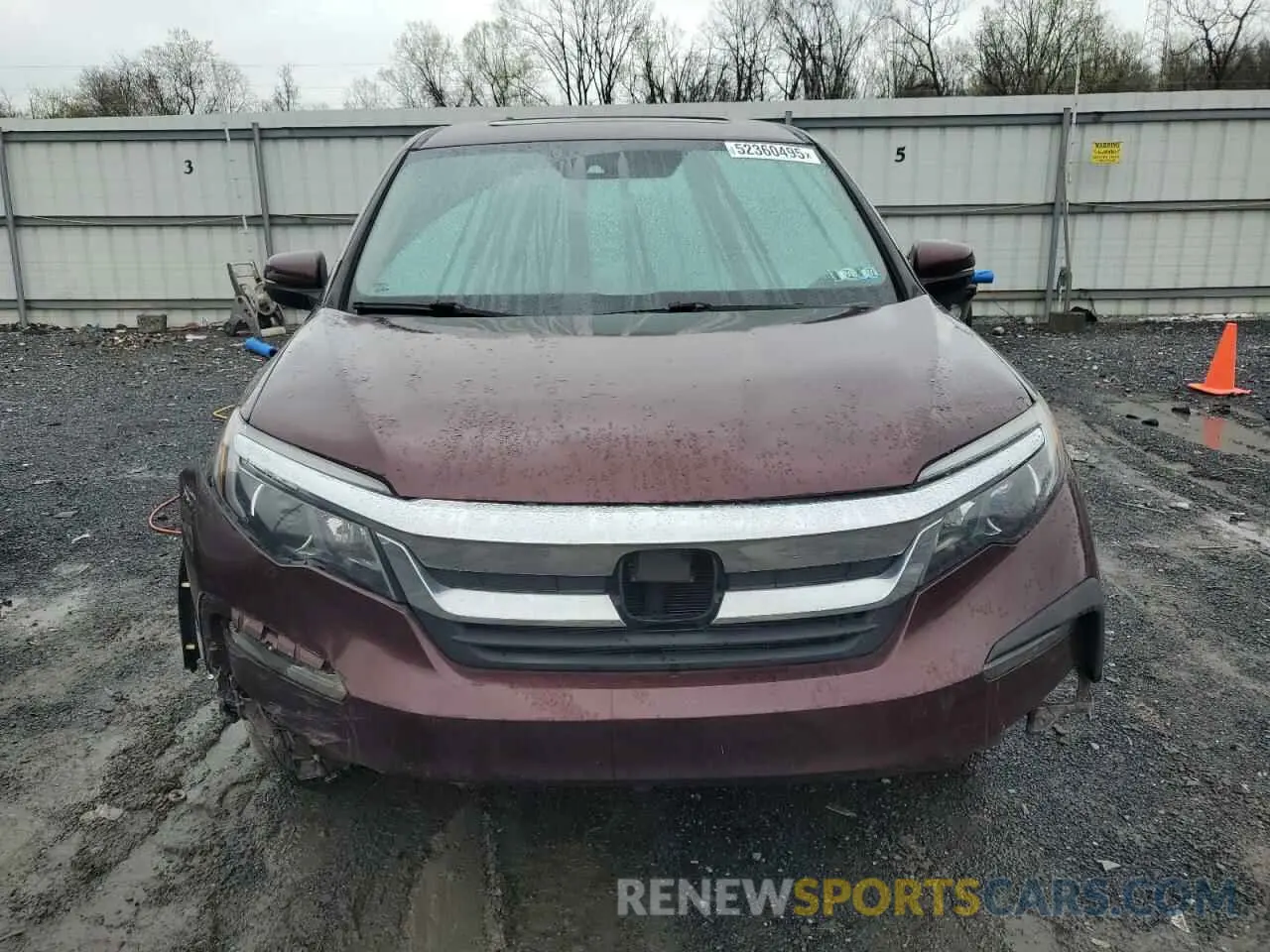 5 fotografías del automóvil dañado 5FNYF6H42KB036580 HONDA PILOT 2019