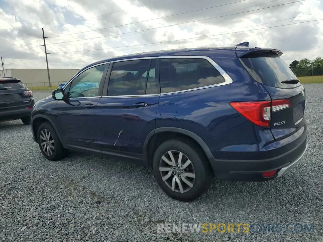 2 fotografías del automóvil dañado 5FNYF6H47KB017958 HONDA PILOT 2019